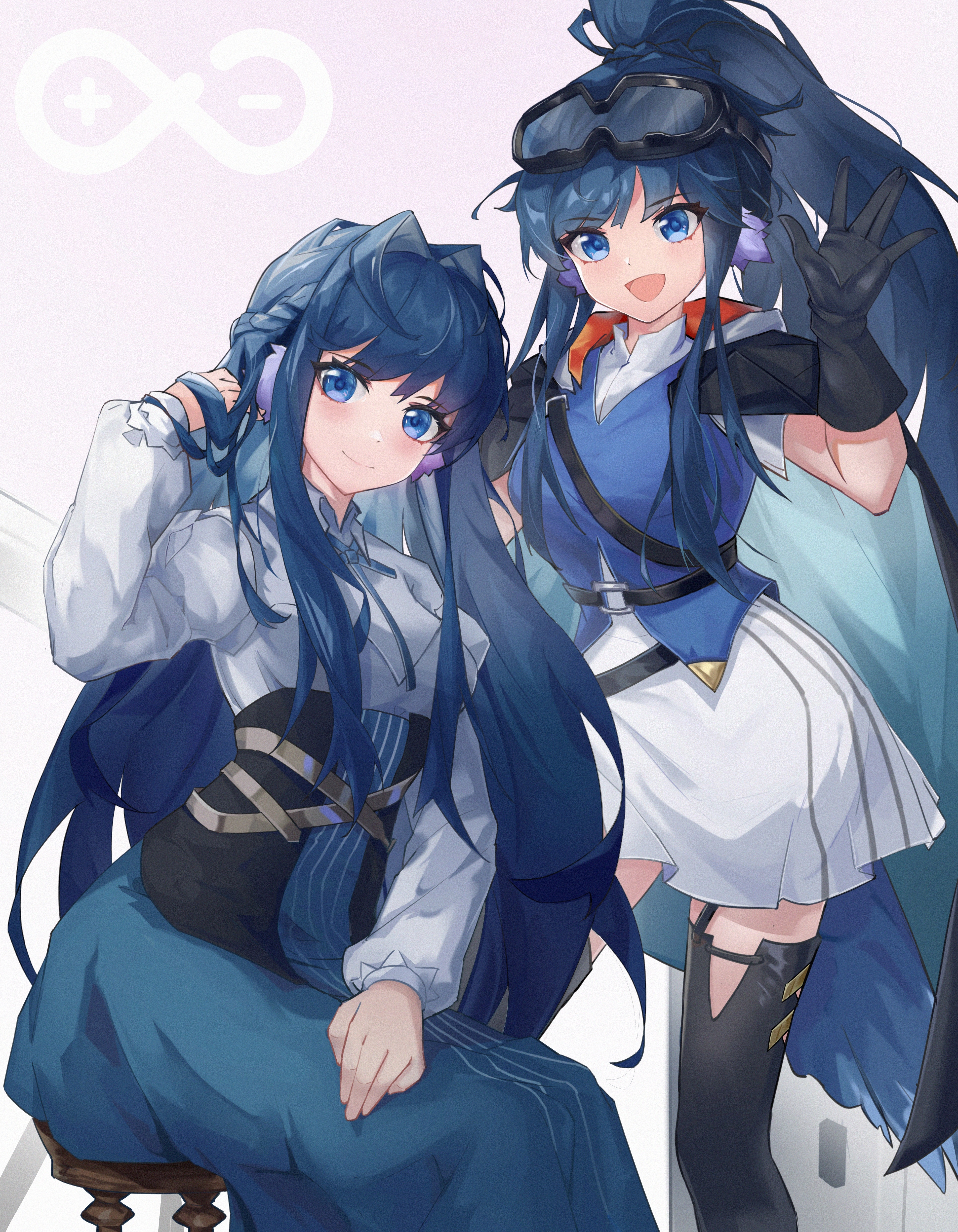 Astgenne and Astesia from Arknights fan art HD Phone Wallpaper