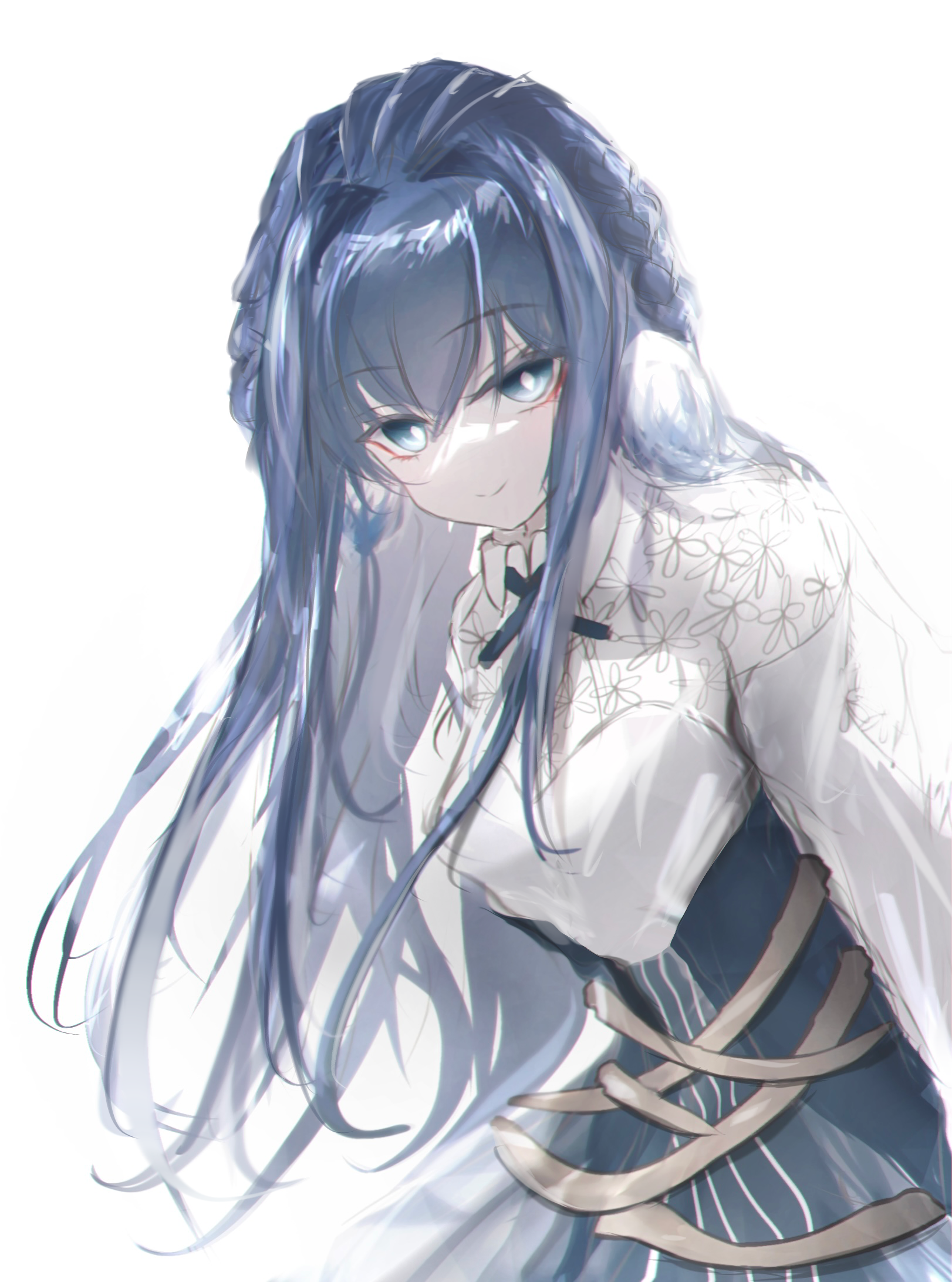 Astesia from Arknights with blue hair HD Phone Wallpaper