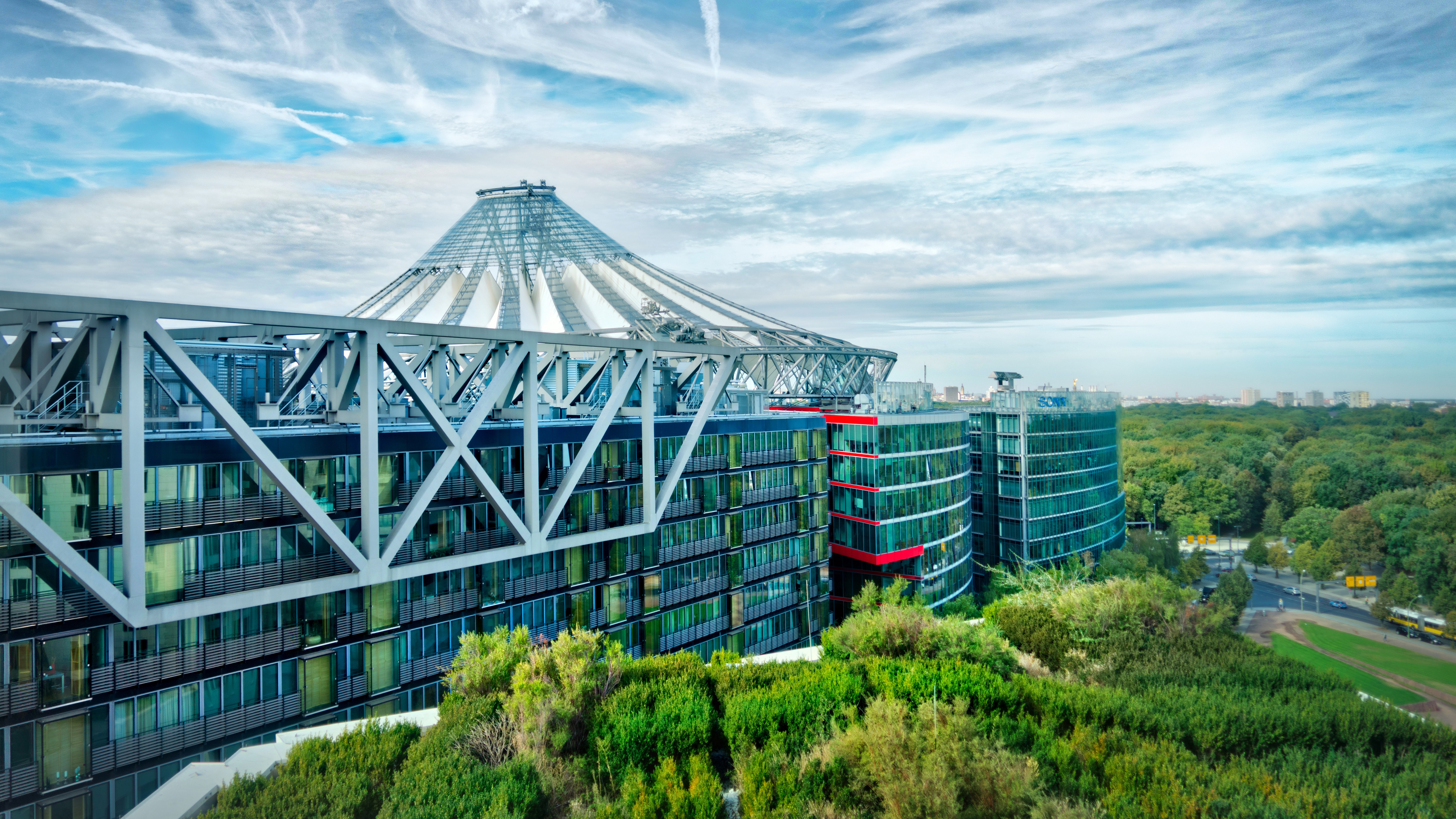 Sony Center Berlin Germany HD Wallpaper
