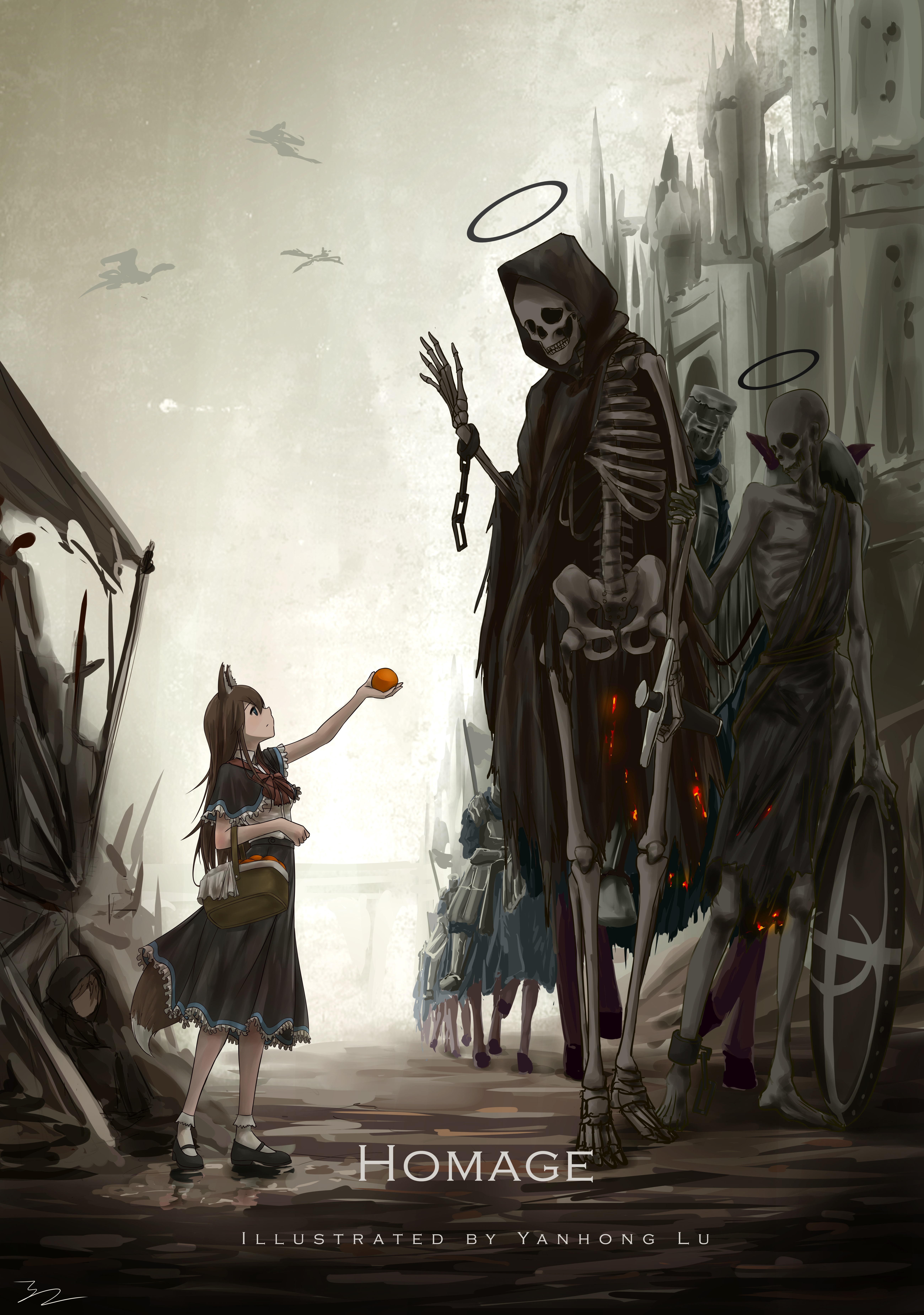 Homage by Yanhong Lu HD Phone Wallpaper
