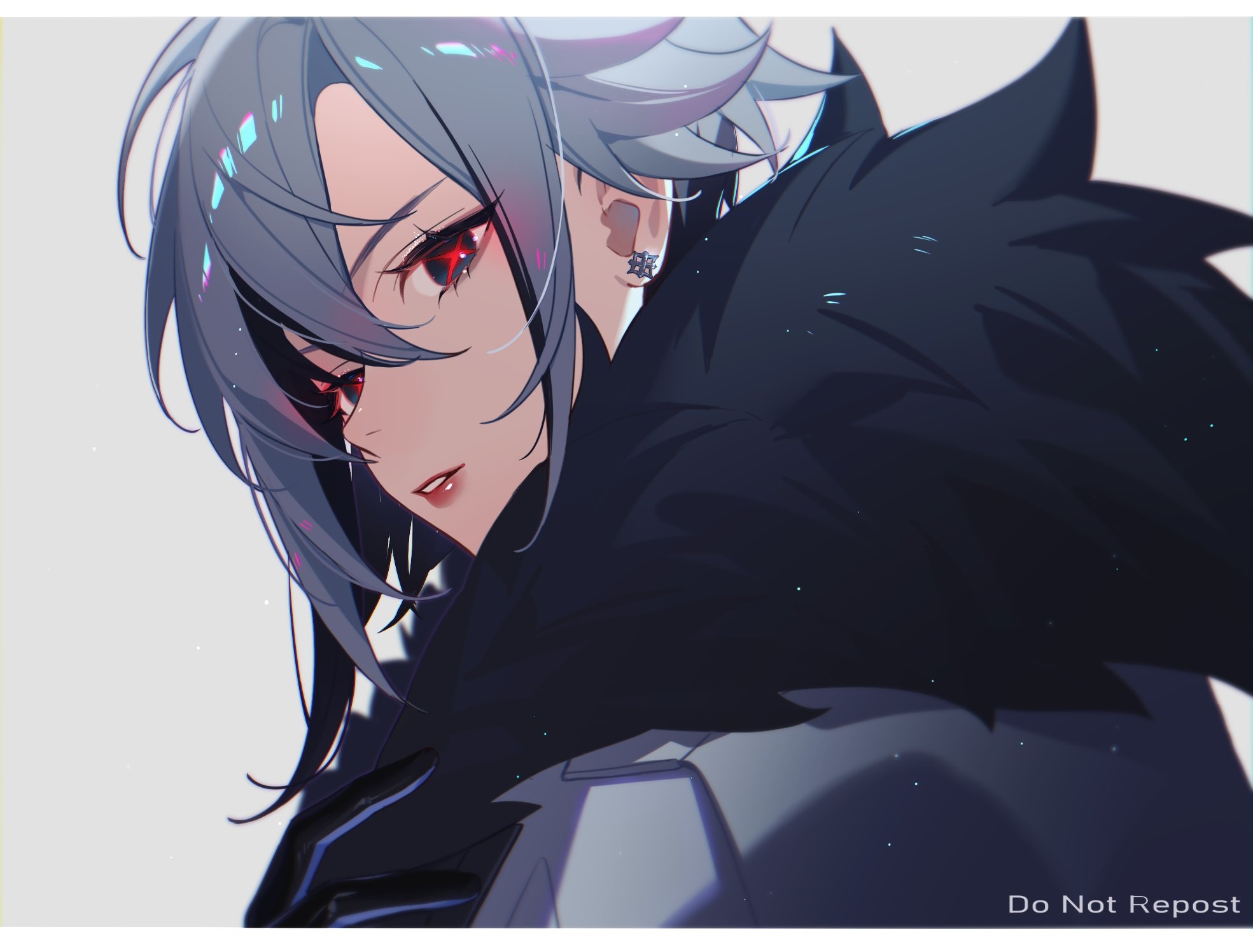 Arlecchino from Genshin Impact with red eyes HD Wallpaper