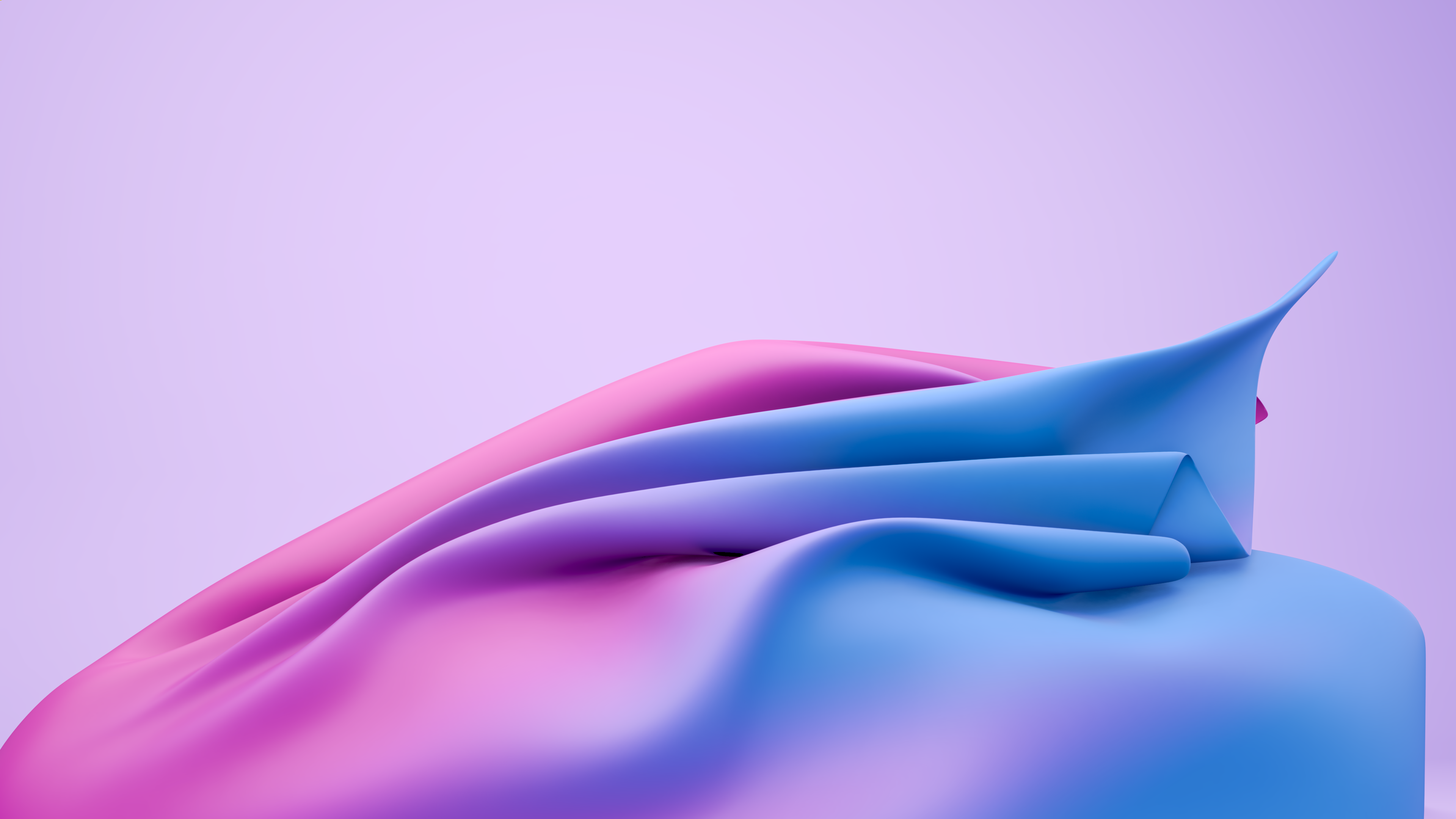 Pink and blue cloth draped over a purple background HD Wallpaper