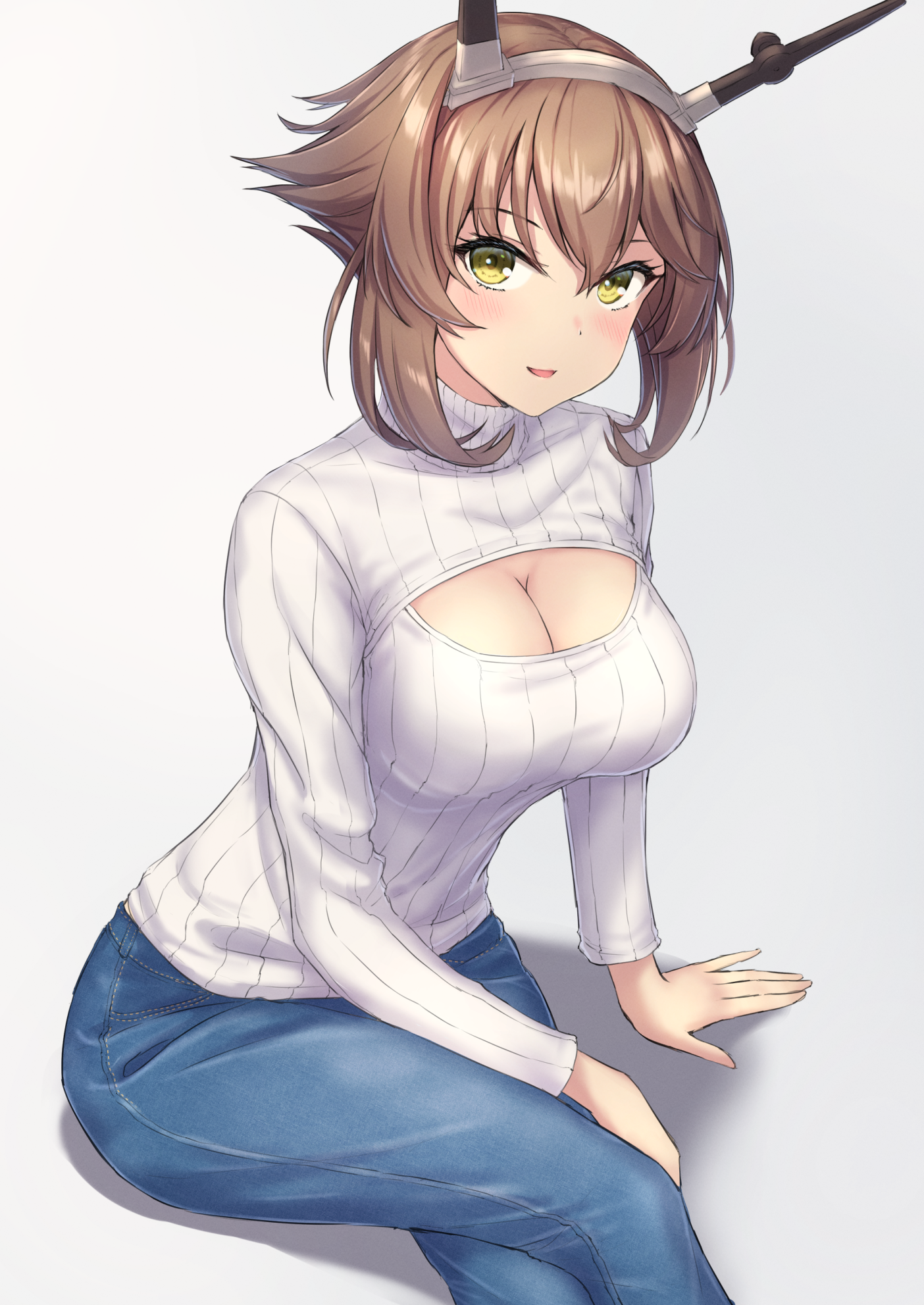 Mutsu from Kantai Collection fan art HD Phone Wallpaper