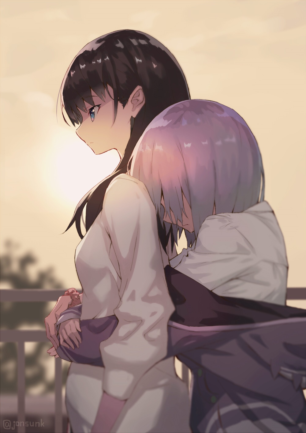 Rikka Takarada and Akane Shinjou from SSSS.GRIDMAN fan art HD Phone Wallpaper