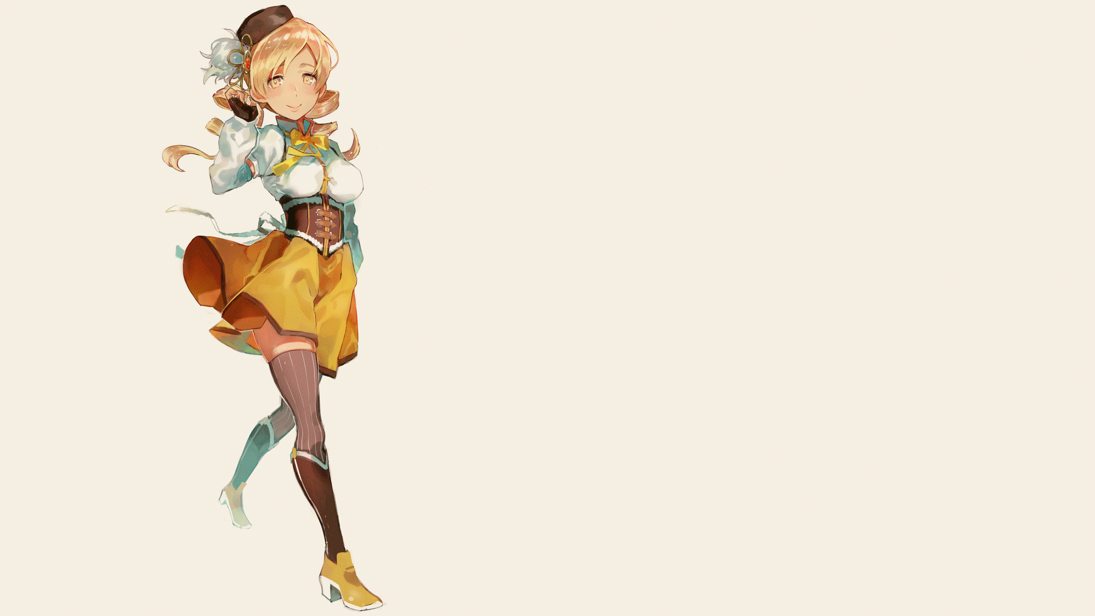 Tomoe Mami from Mahou Shoujo Madoka Magica HD Wallpaper