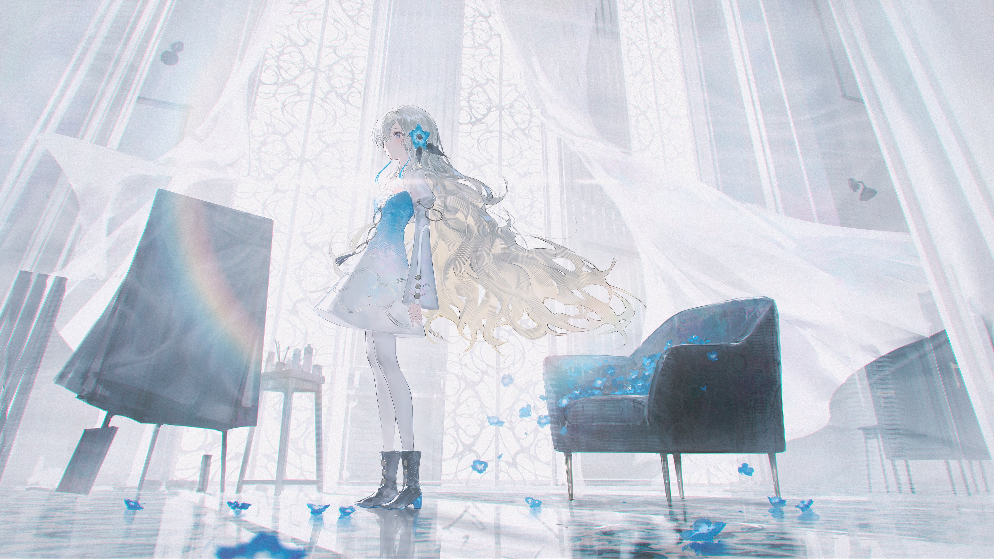 Reoen from Virtual Witch Phenomenon standing in a room HD Wallpaper