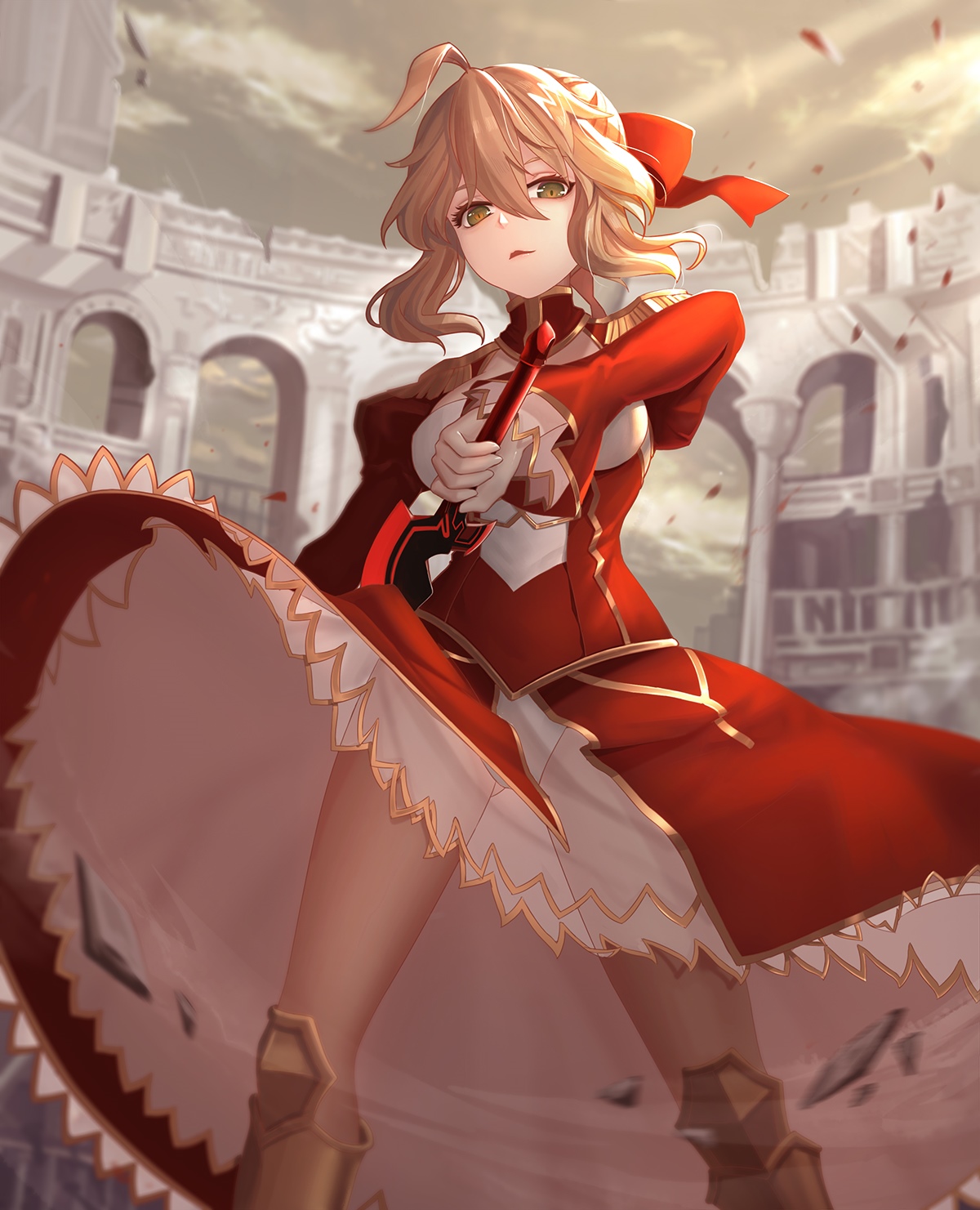 Nero Claudius from Fate/Extra CCC fan art HD Phone Wallpaper