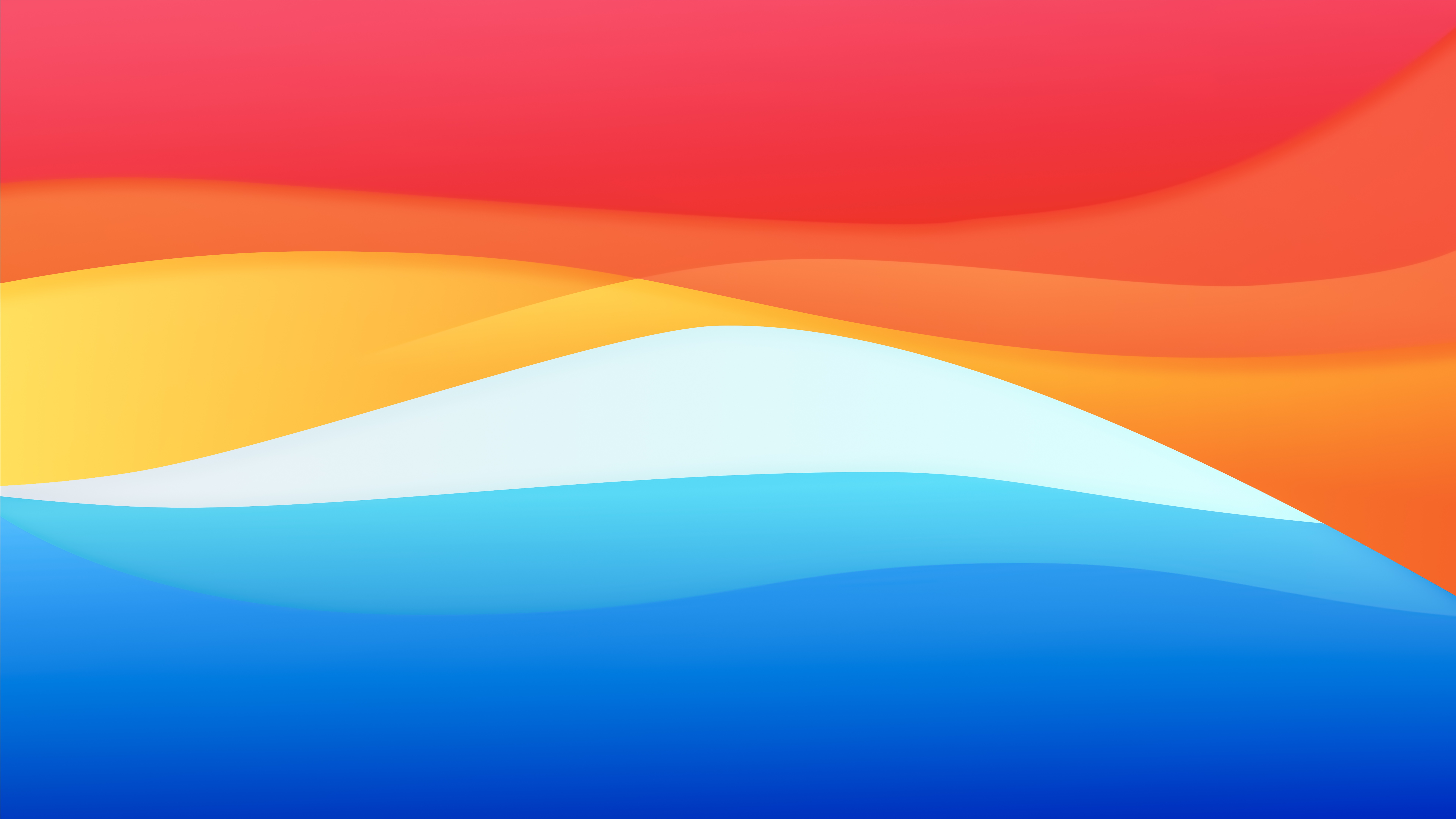 Abstract colorful waves 4K HD Wallpaper