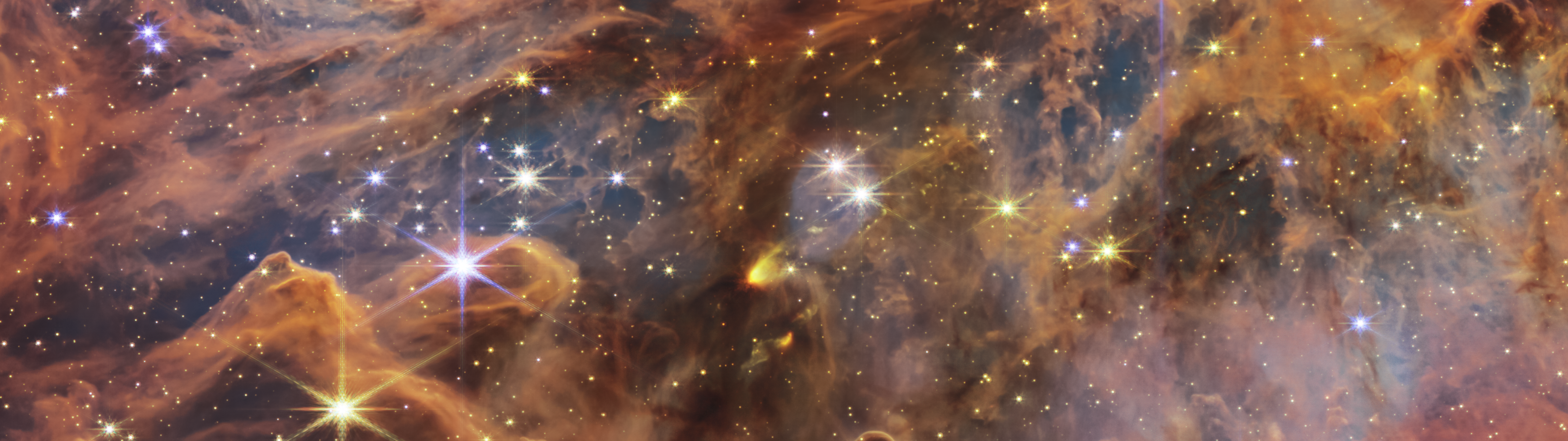 4K Carina Nebula NGC 3324 by James Webb Space Telescope HD Wallpaper