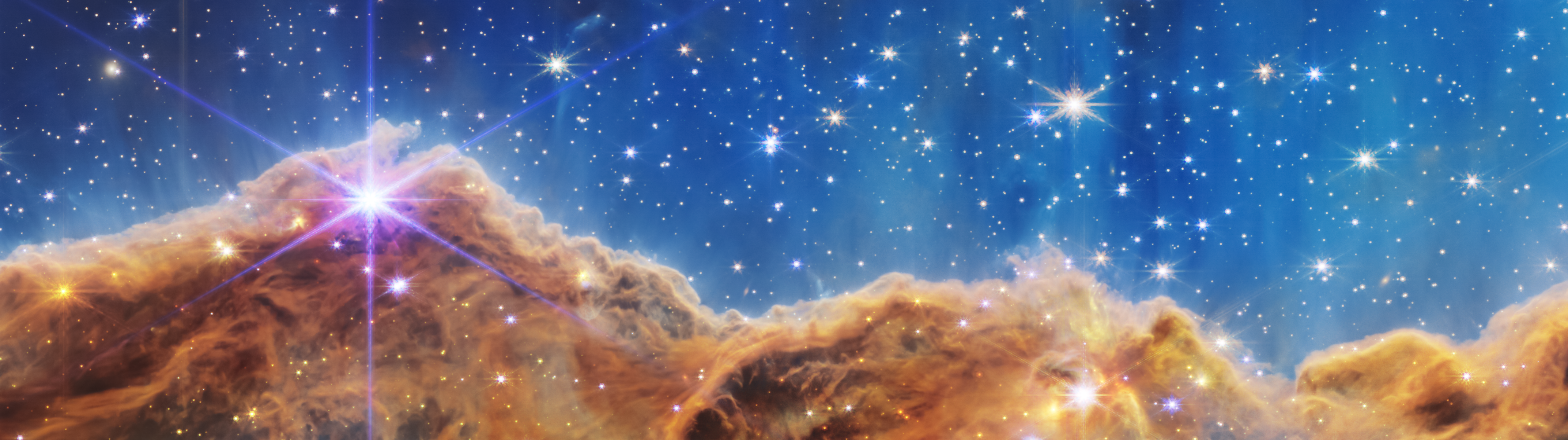4K space view of the Carina Nebula and stars HD Wallpaper
