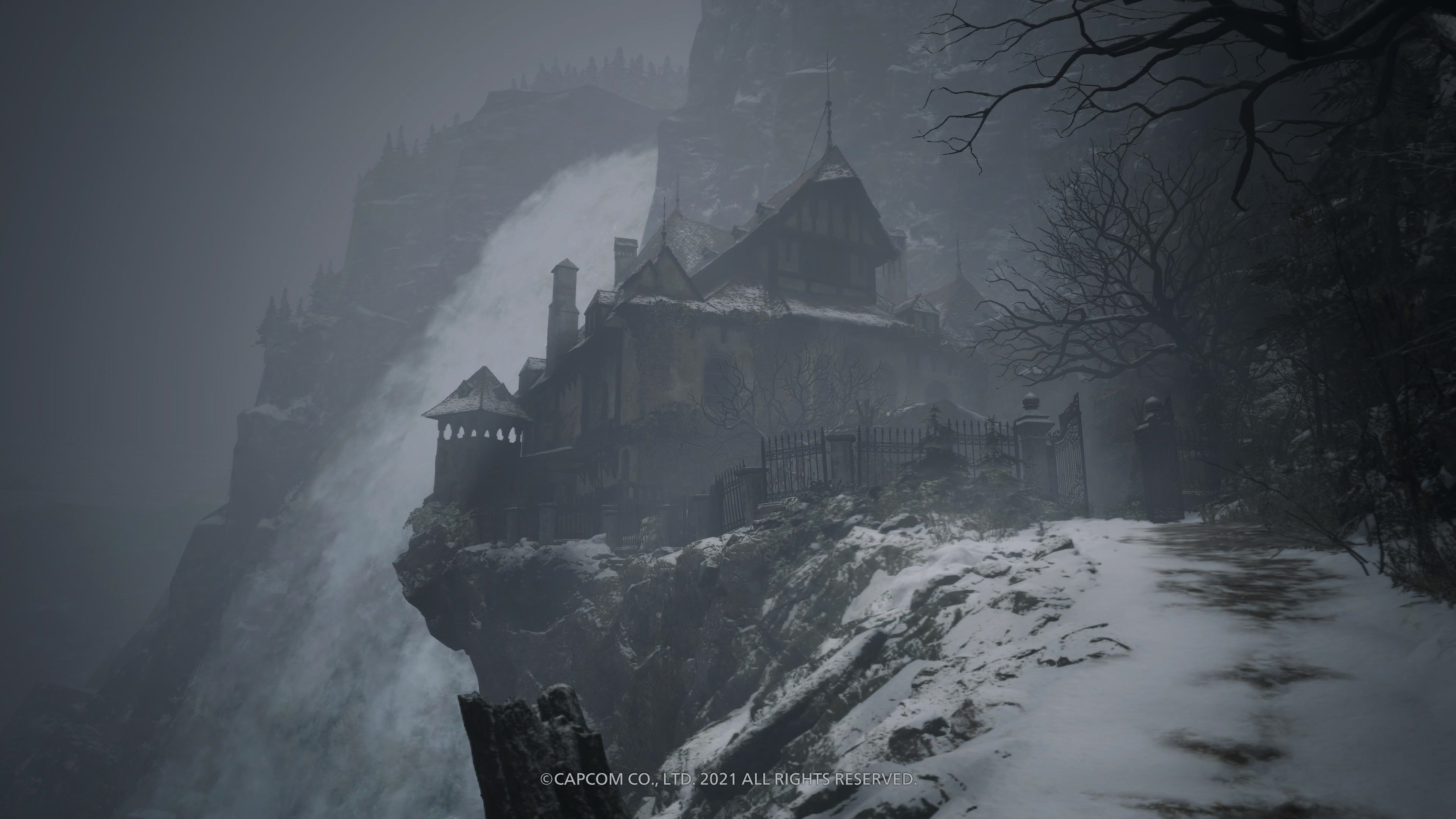 4K Resident Evil 8: Village creepy house HD Wallpaper