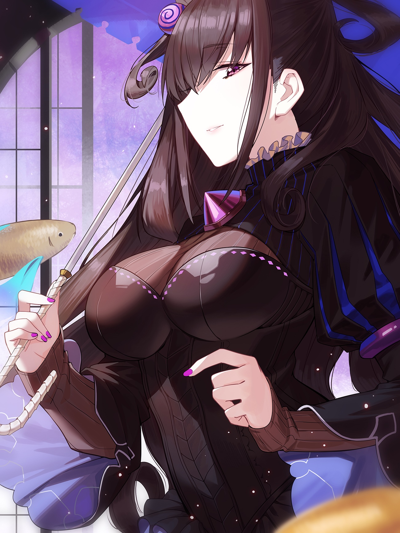Murasaki Shikibu from Fate/Grand Order HD Phone Wallpaper