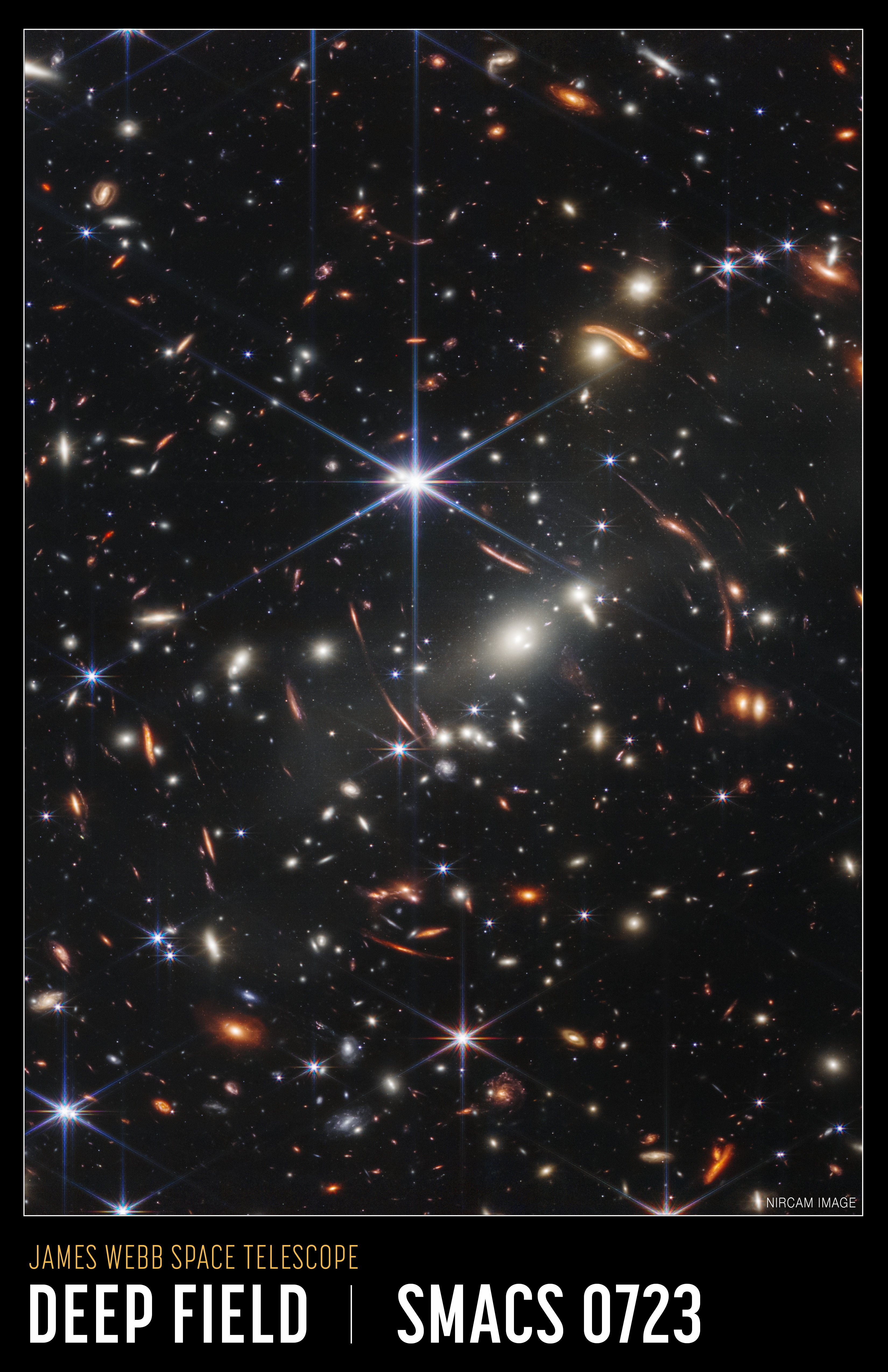 James Webb Space Telescope Deep Field SMACS 0723 HD Phone Wallpaper