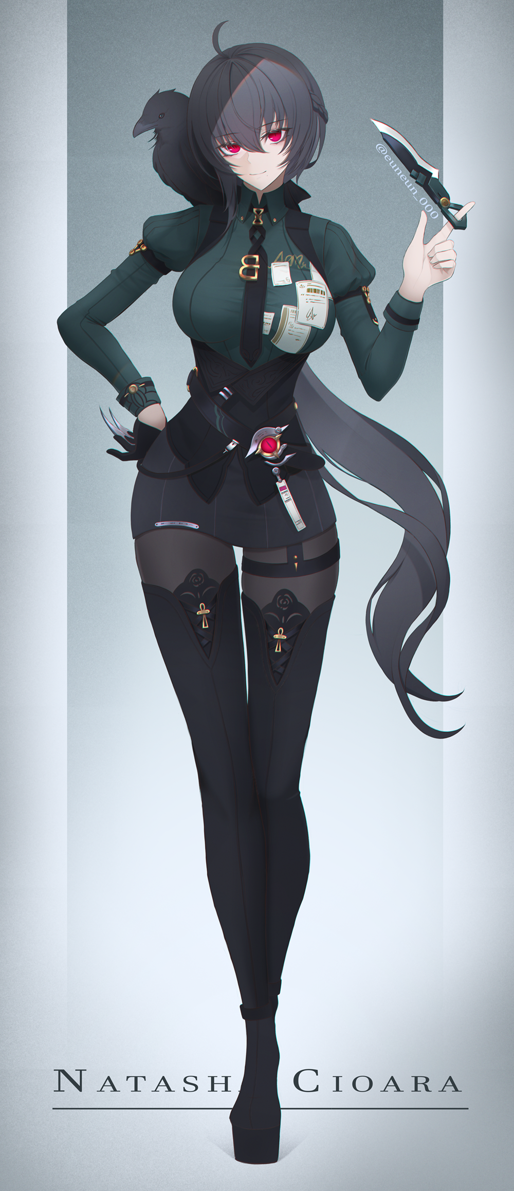Natasha Cioara from Honkai Impact 3rd fan art HD Phone Wallpaper