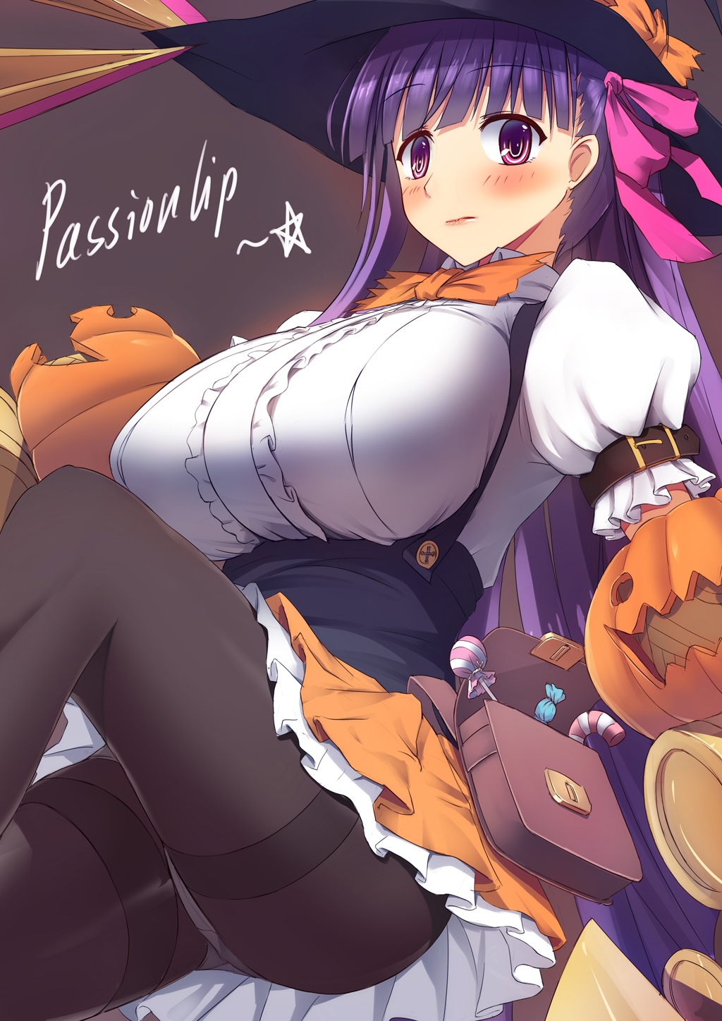 Passionlip from Fate/Grand Order in Halloween costume HD Phone Wallpaper