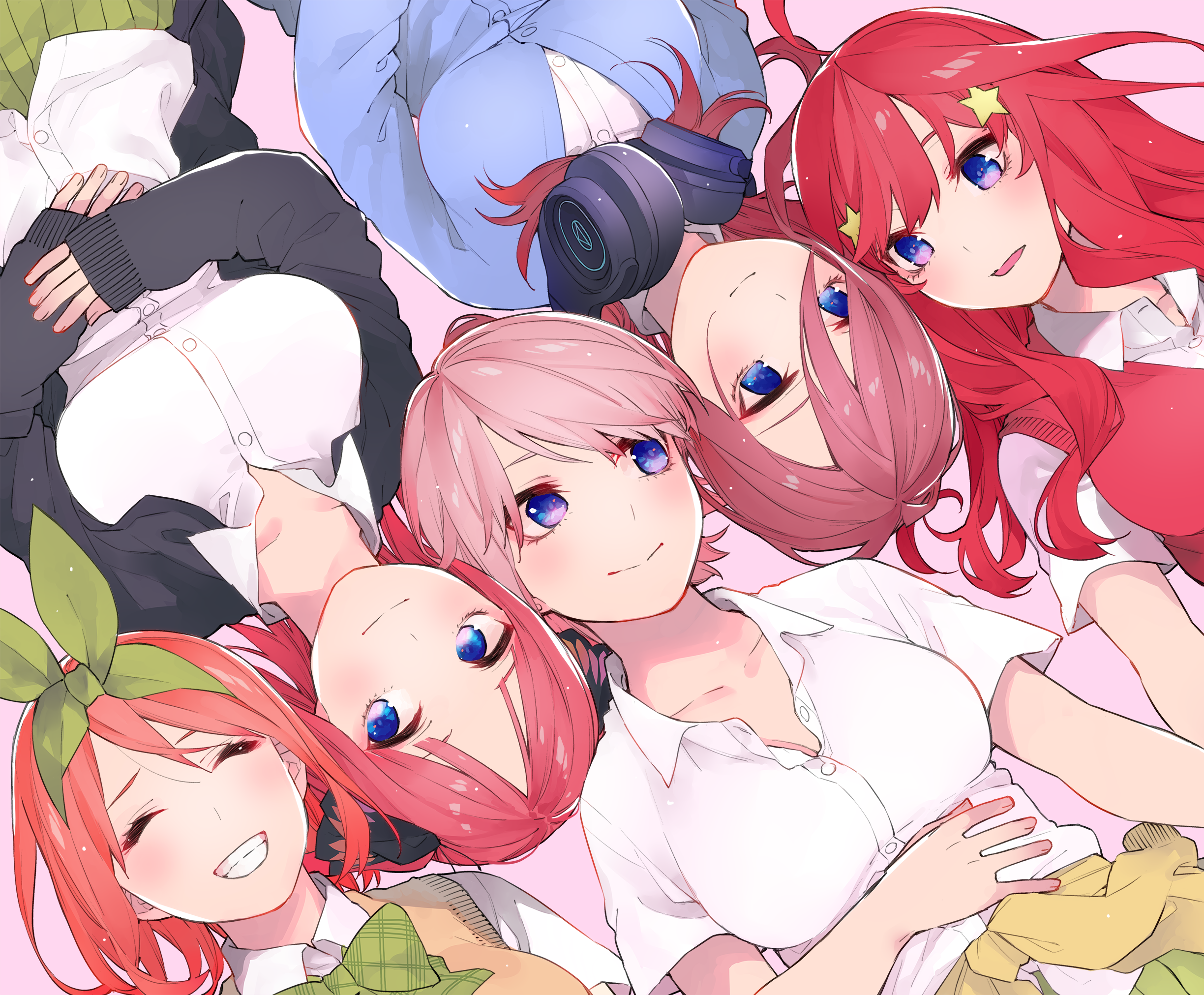The Quintessential Quintuplets fan art HD Wallpaper