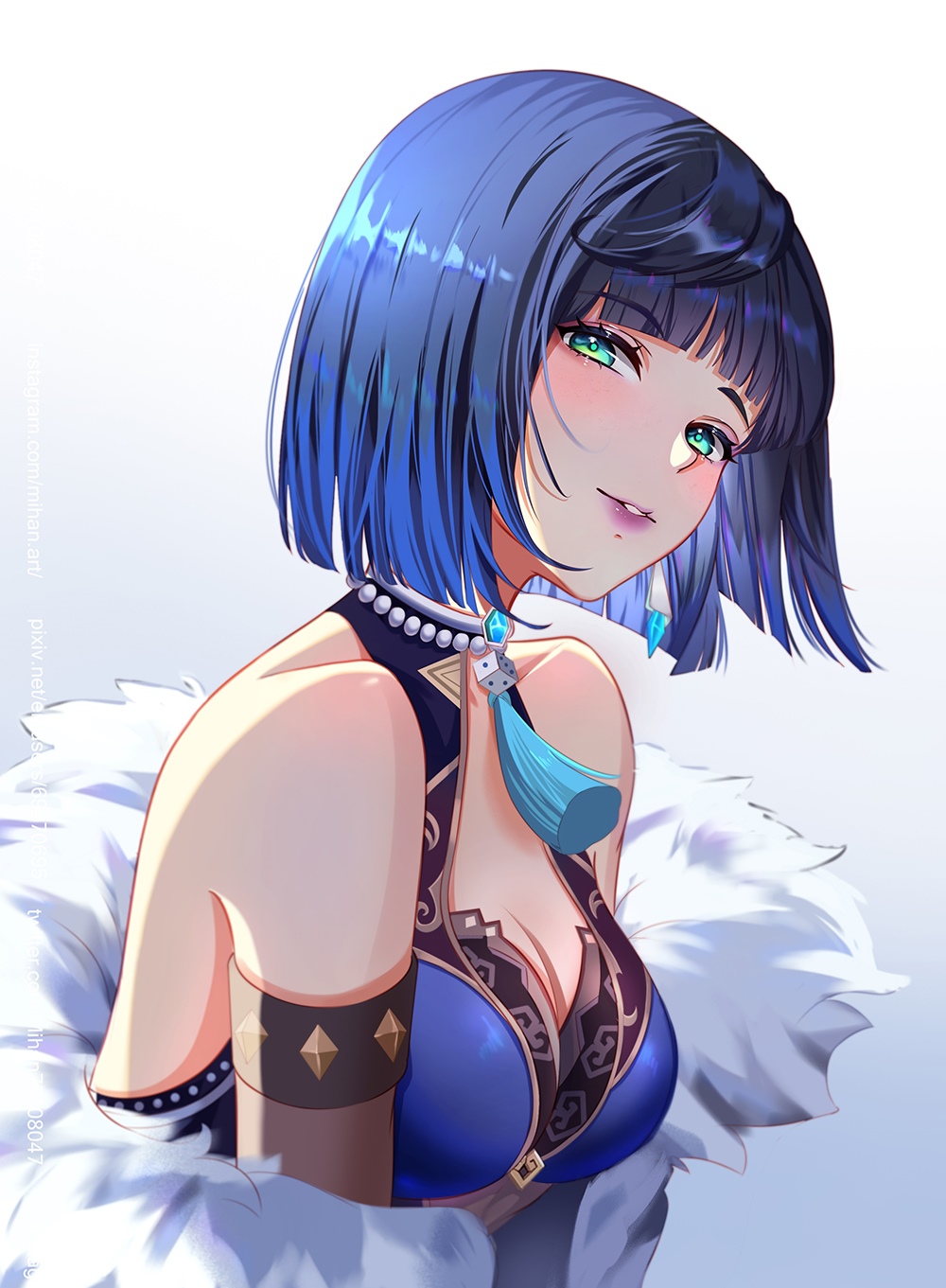 Yelan from Genshin Impact HD Phone Wallpaper