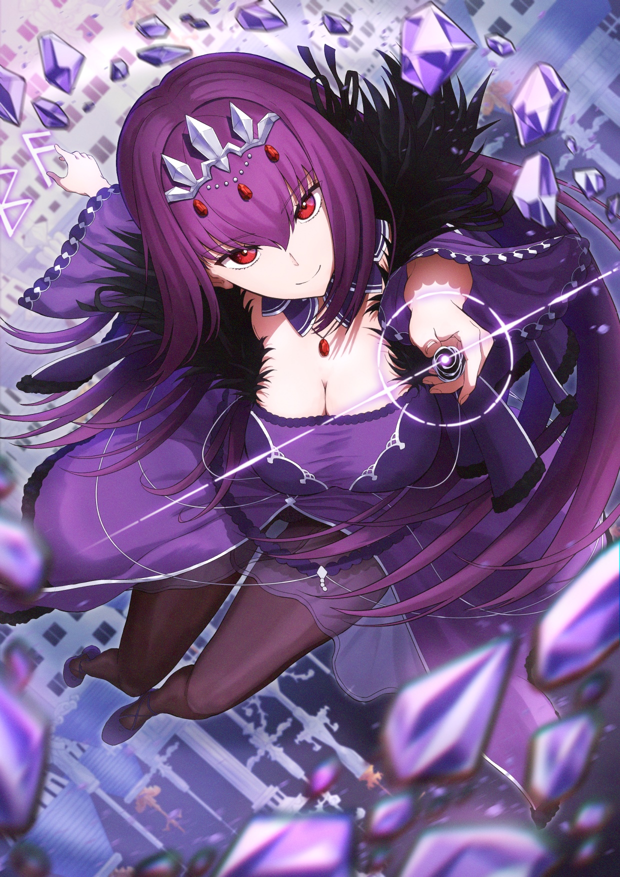 Scathach Skadi from Fate/Grand Order fan art HD Phone Wallpaper