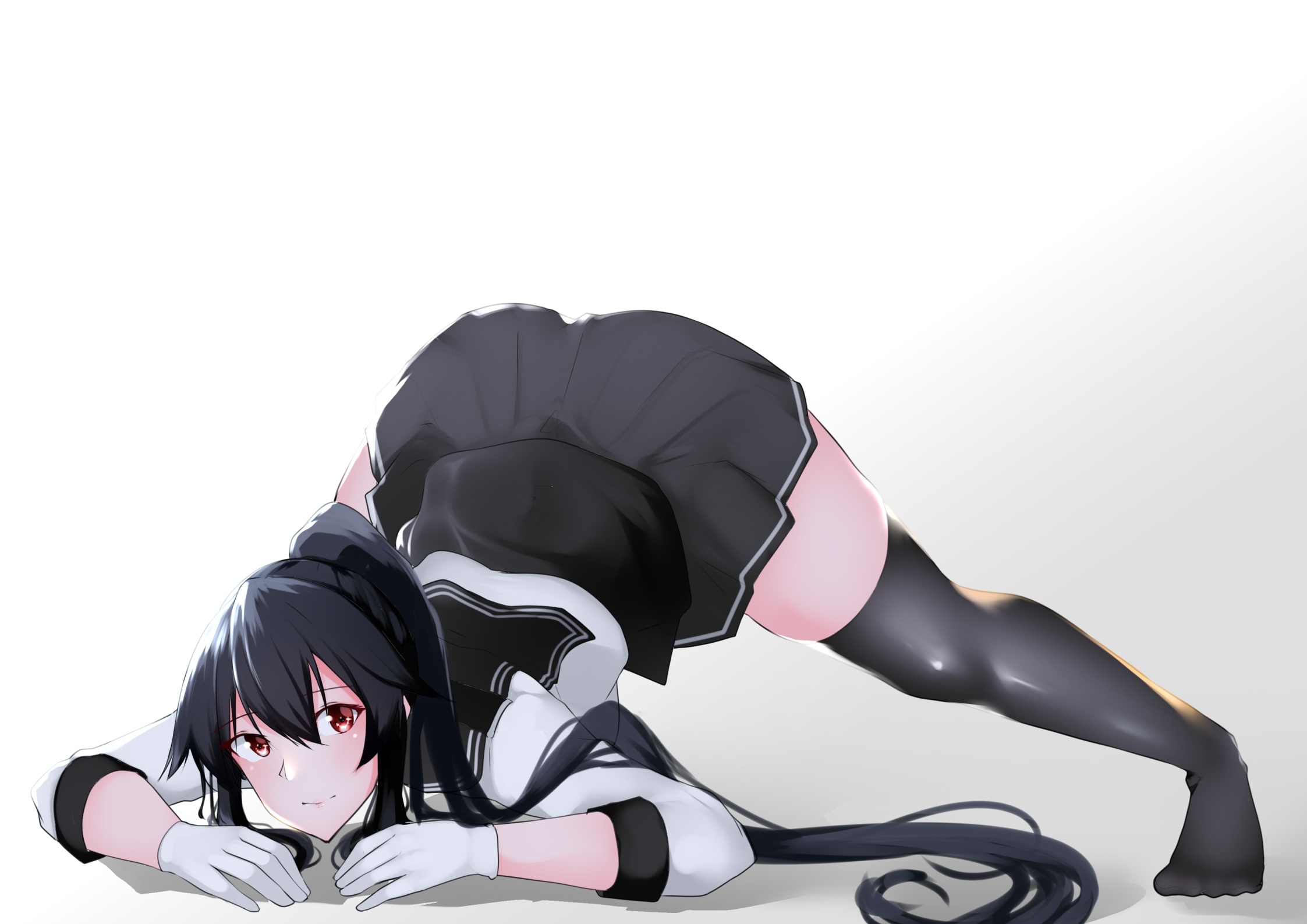 Yahagi from Kantai Collection doing the Jack-O Challenge HD Wallpaper