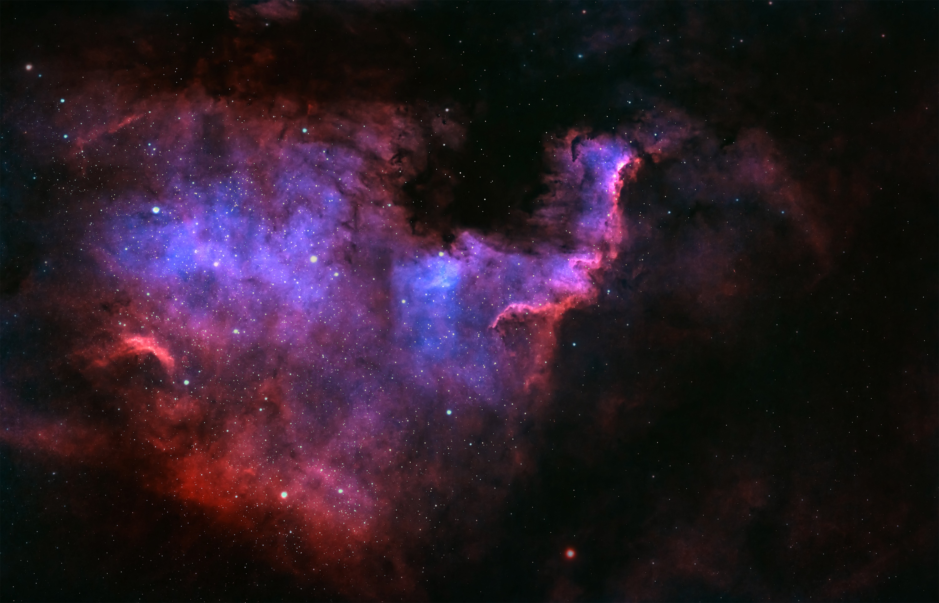 Nebula and stars in the universe HD Wallpaper