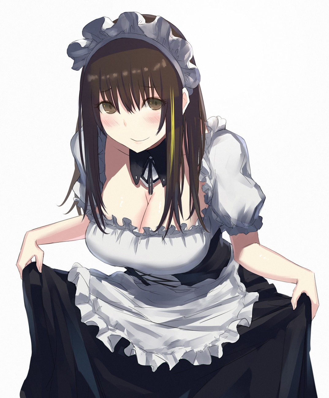 M4A1 from Girls Frontline in a maid outfit HD Phone Wallpaper