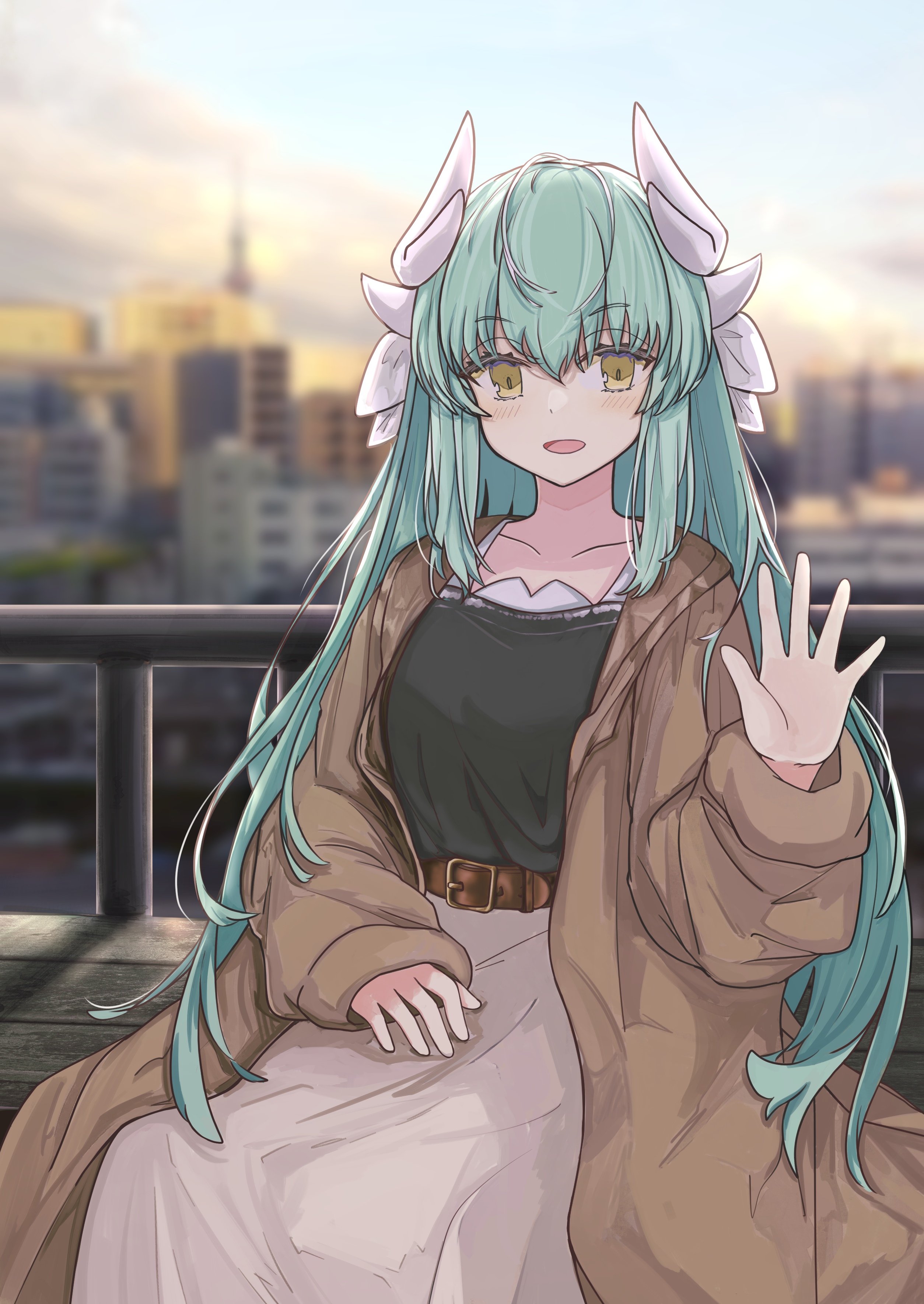 Kiyohime from Fate/Grand Order waving HD Phone Wallpaper