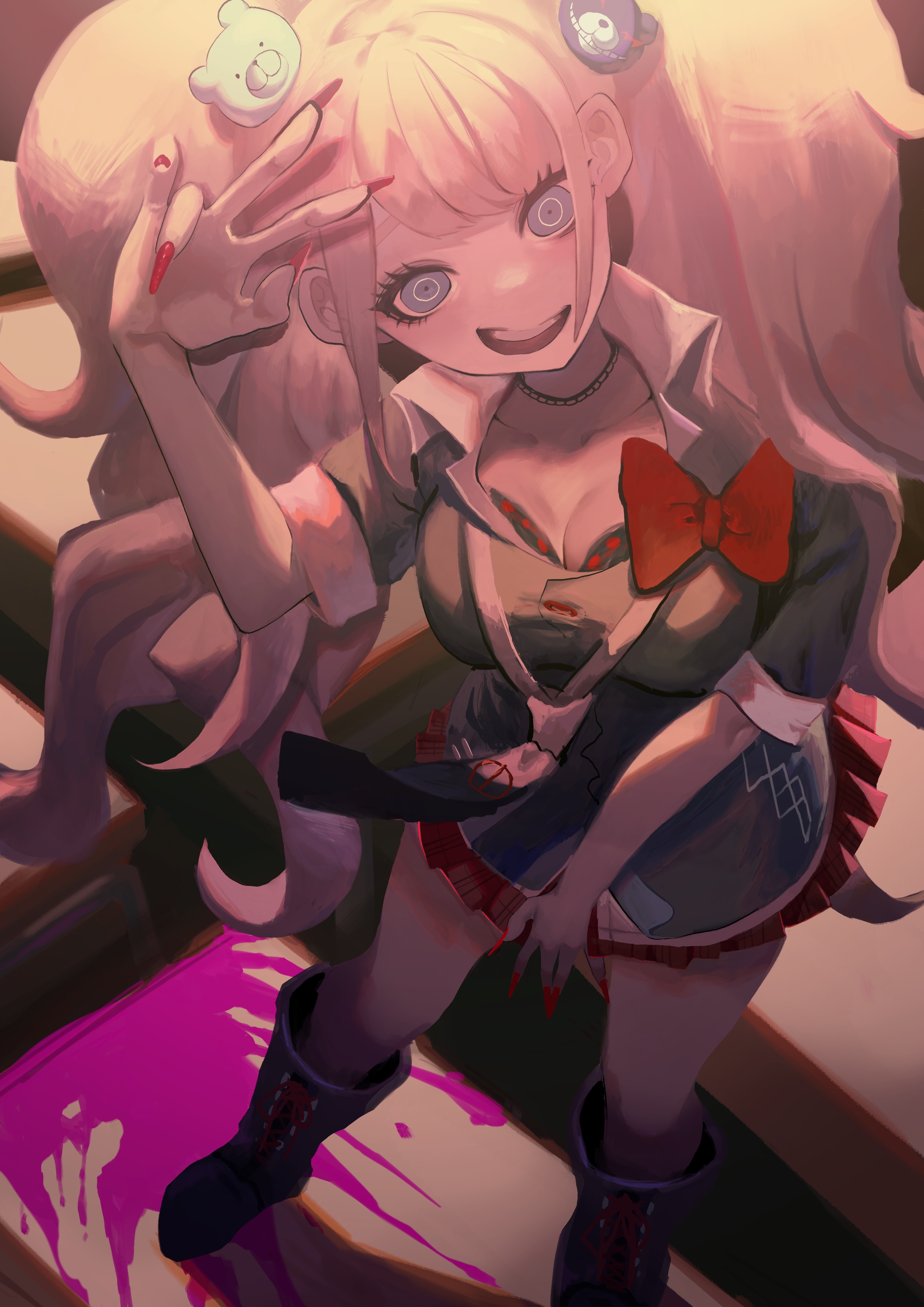 Enoshima Junko from Danganronpa HD Phone Wallpaper