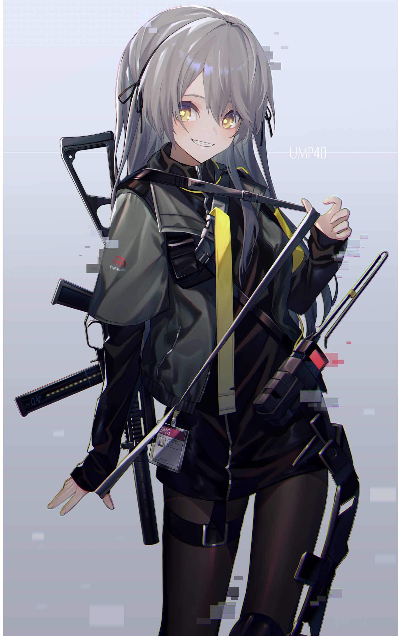 UMP40 from Girls Frontline with guns HD Phone Wallpaper