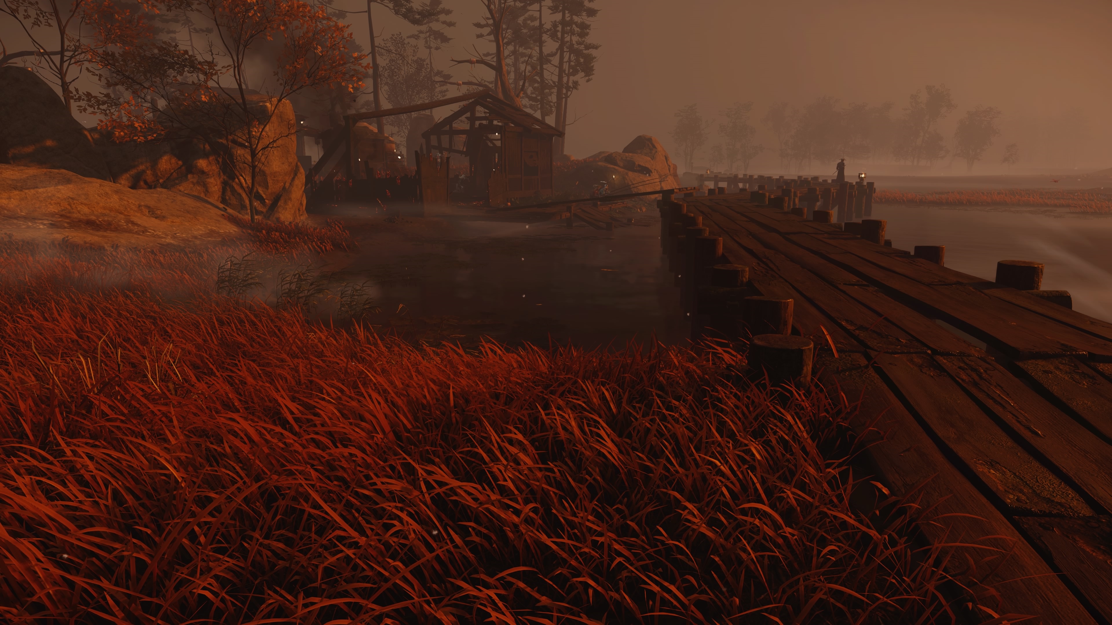 4K Ghost of Tsushima samurai scene HD Wallpaper