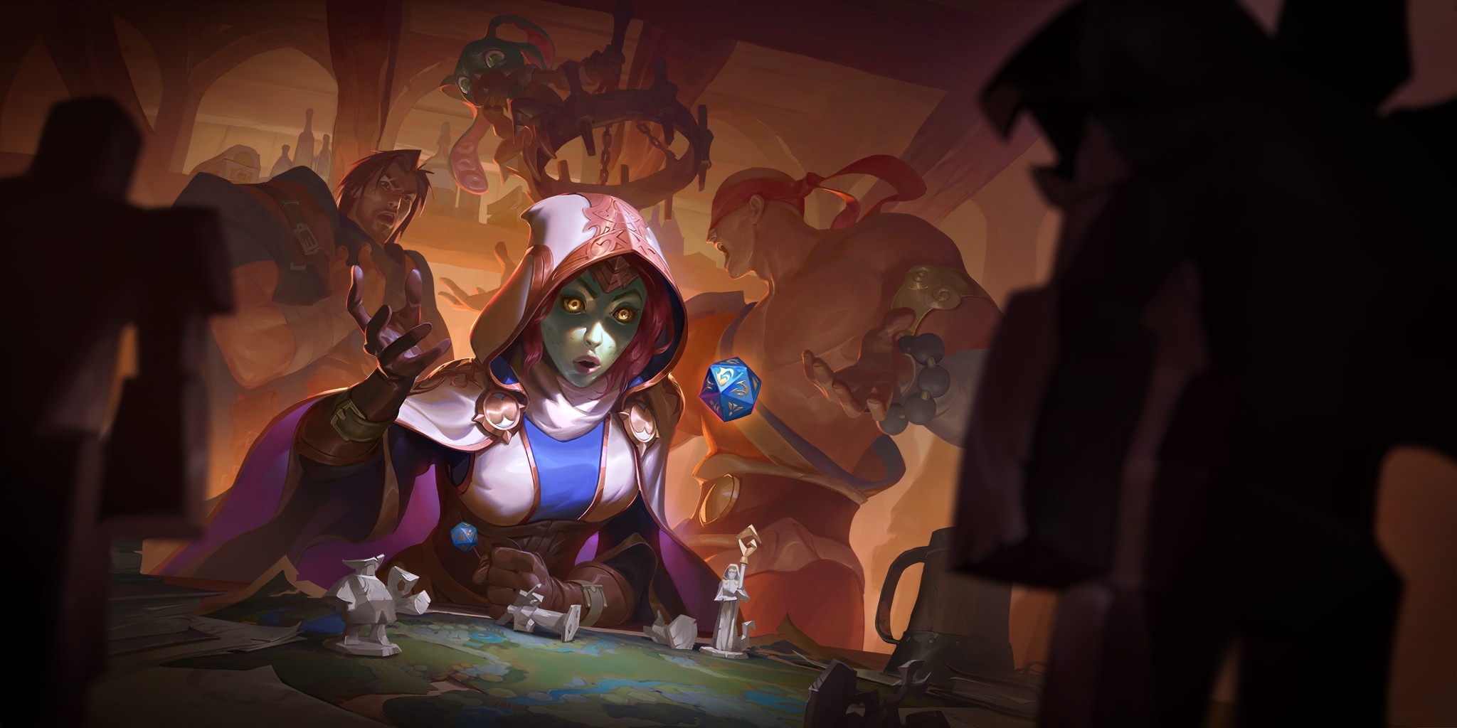 Legends of Runeterra fantasy art with dice HD Wallpaper