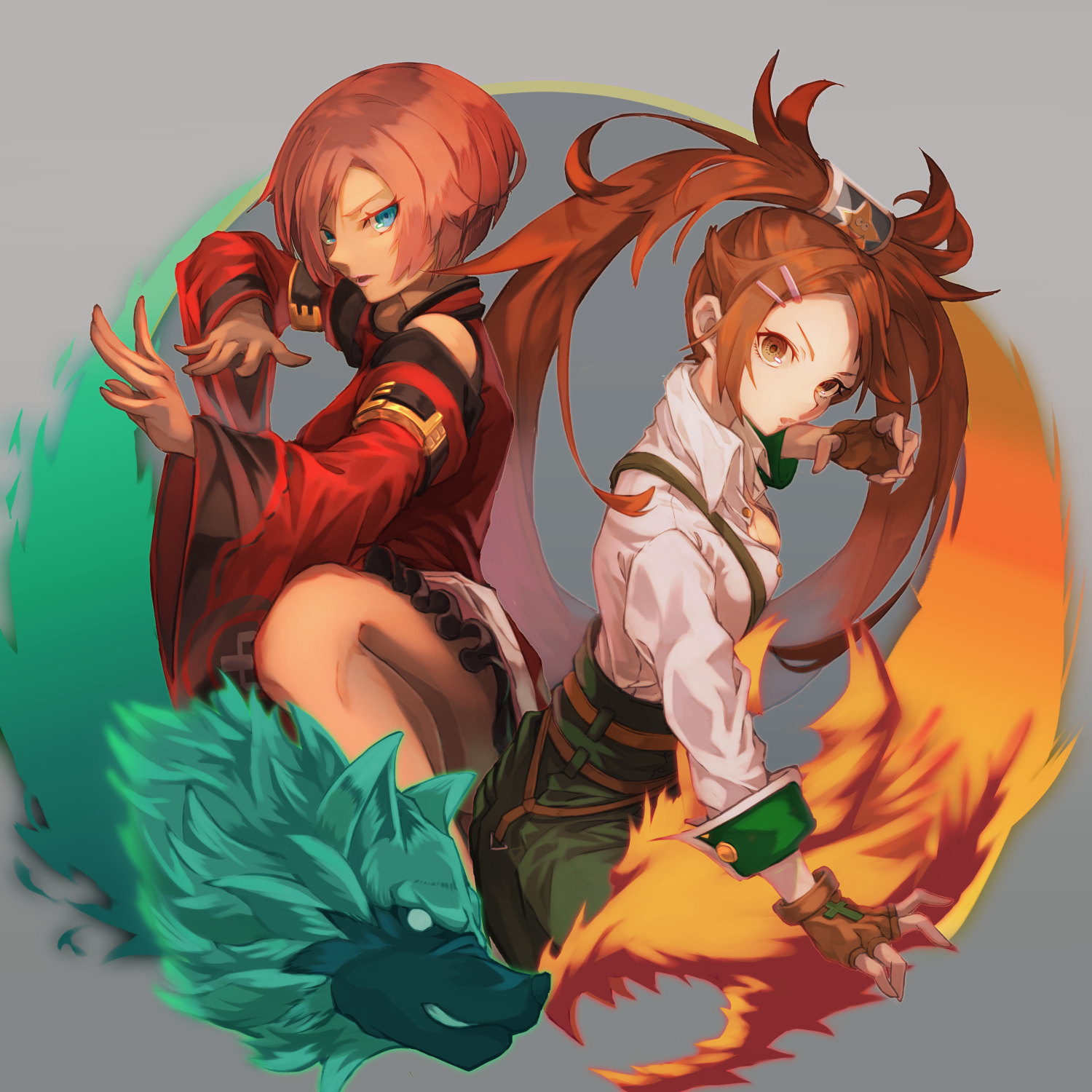 Giovanna and Jam from Guilty Gear HD Wallpaper
