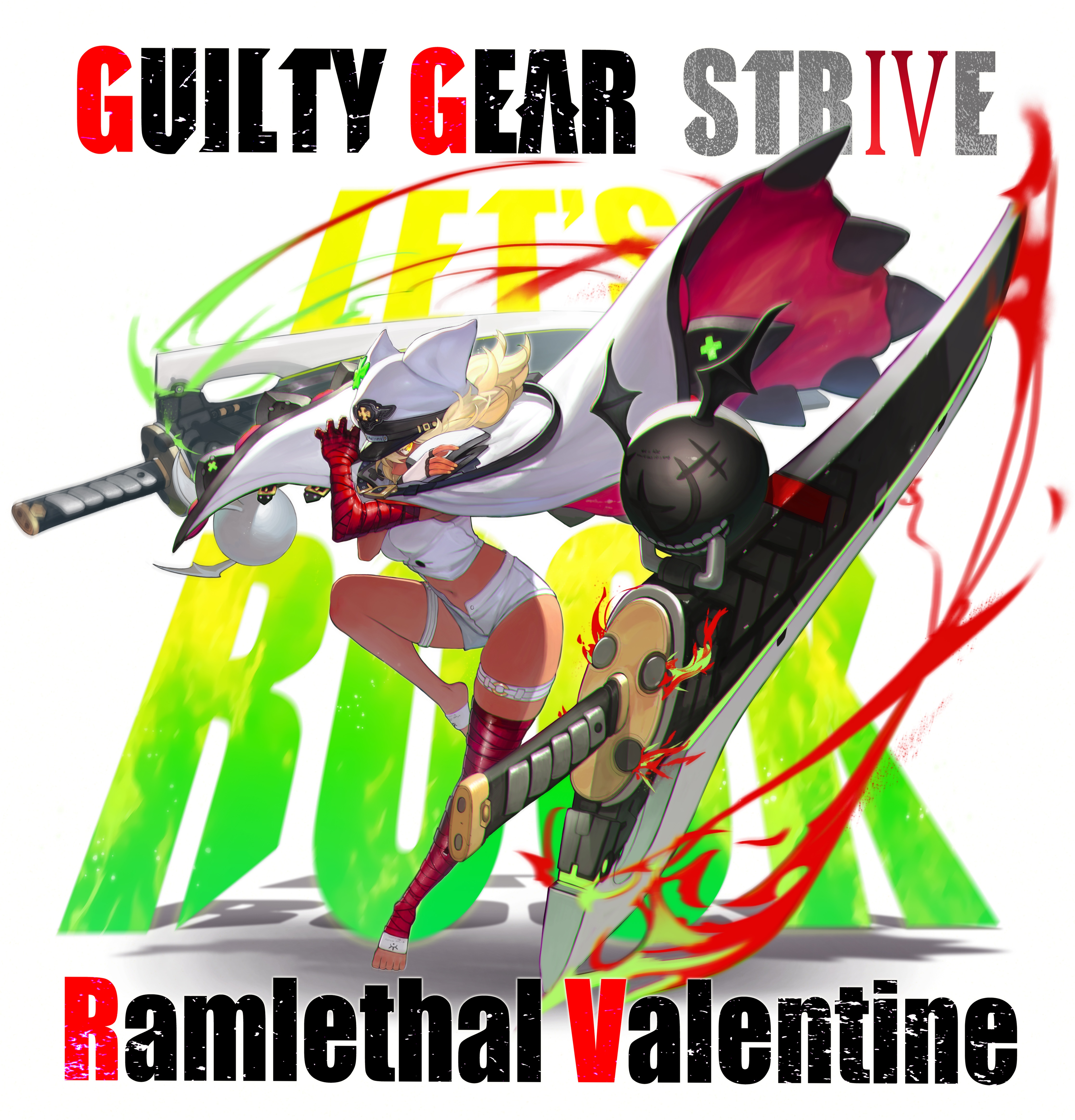 Guilty Gear Strive Ramlethal Valentine HD Wallpaper