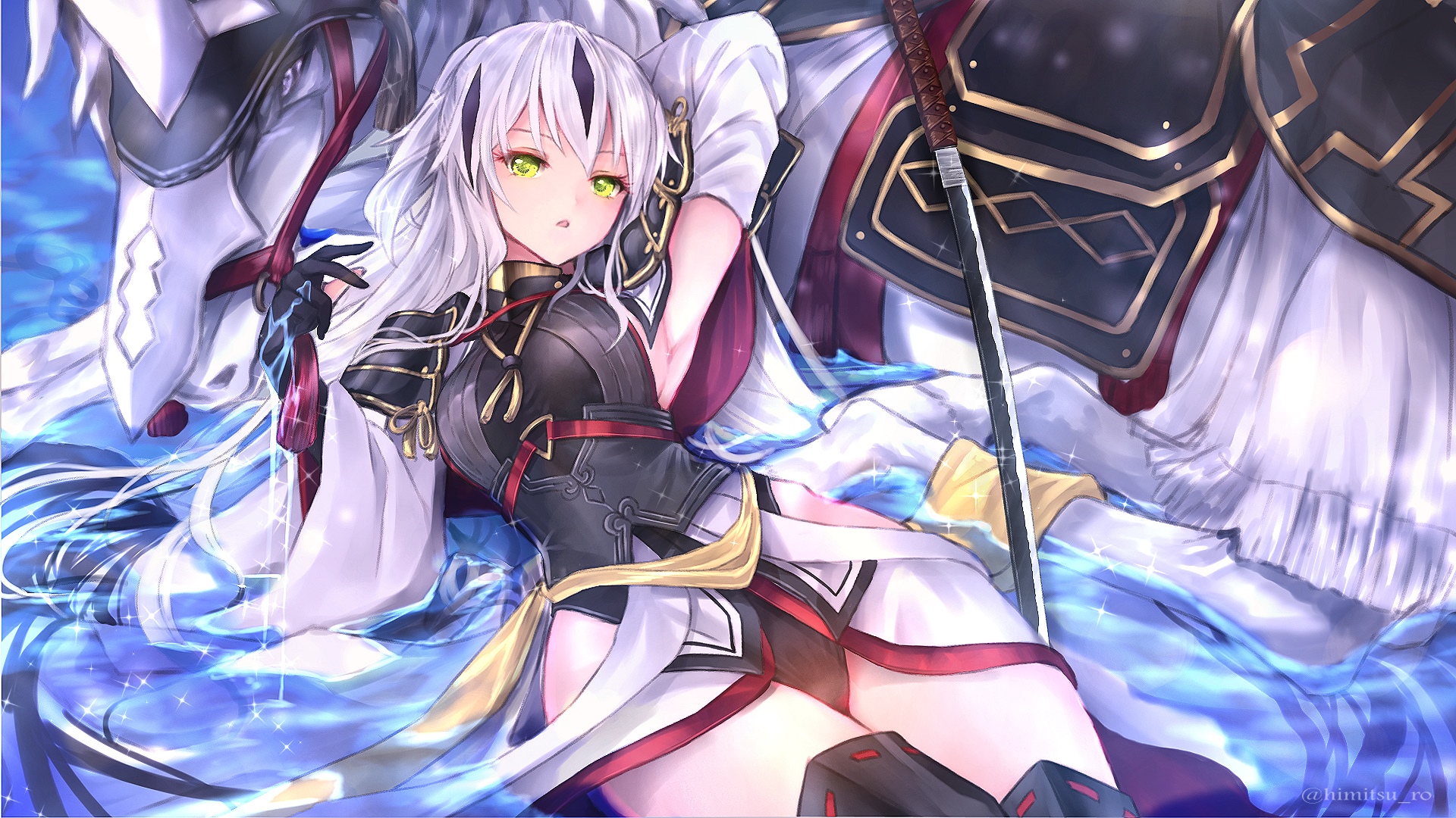 Nagao Kagetora from Fate/Grand Order fan art HD Wallpaper