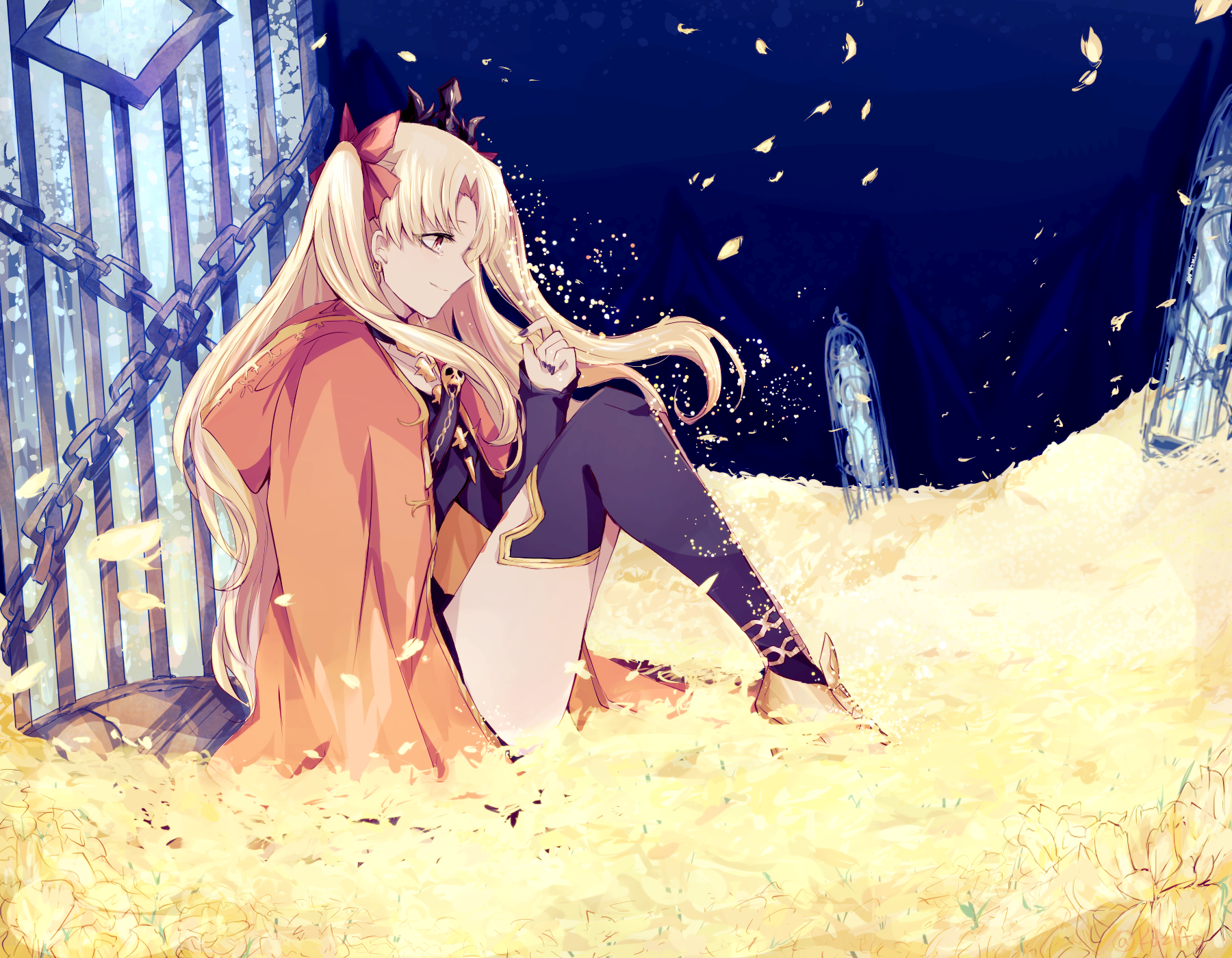 Ereshkigal from Fate/Grand Order fan art HD Wallpaper