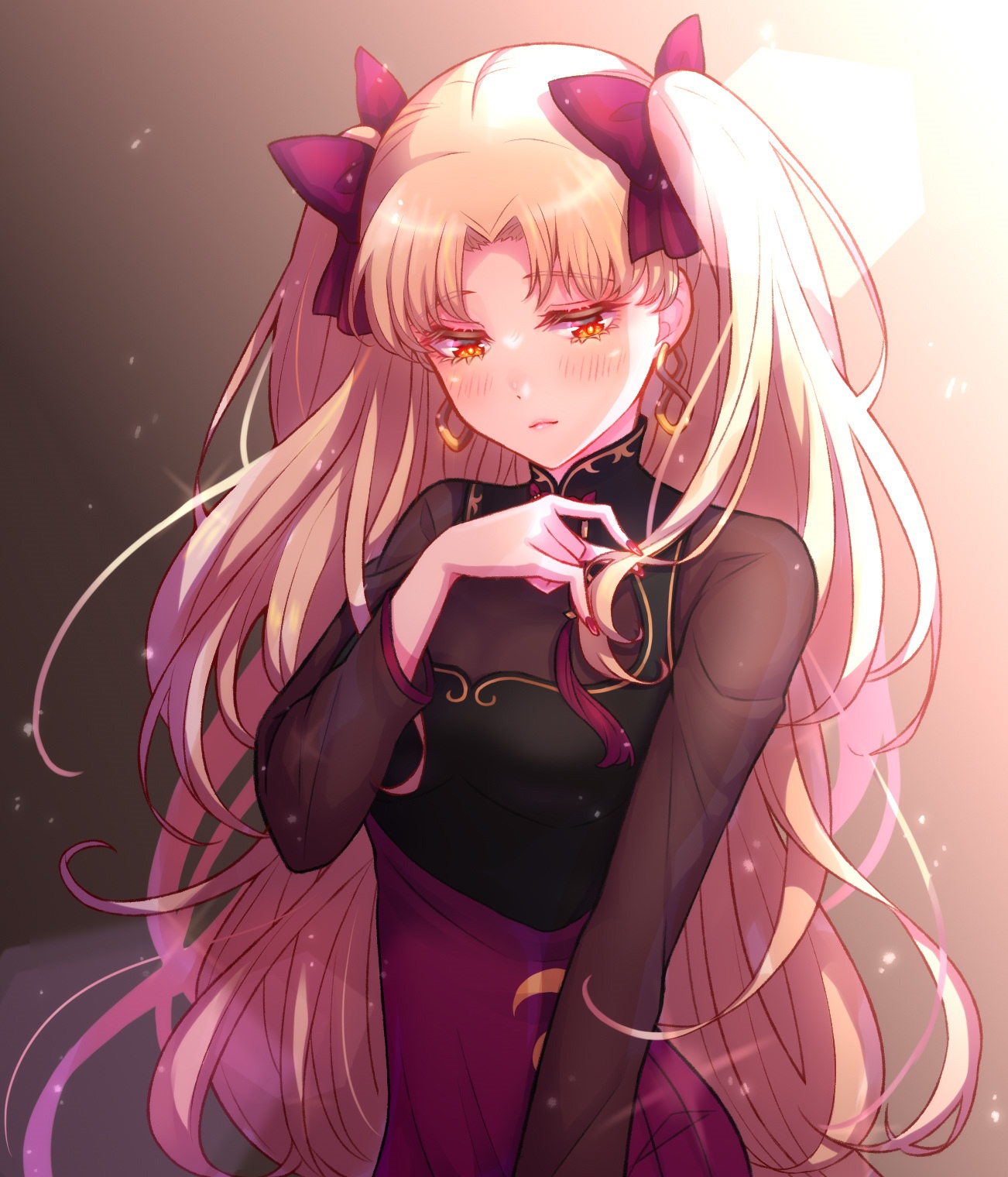 Ereshkigal from Fate/Grand Order with twintails HD Phone Wallpaper