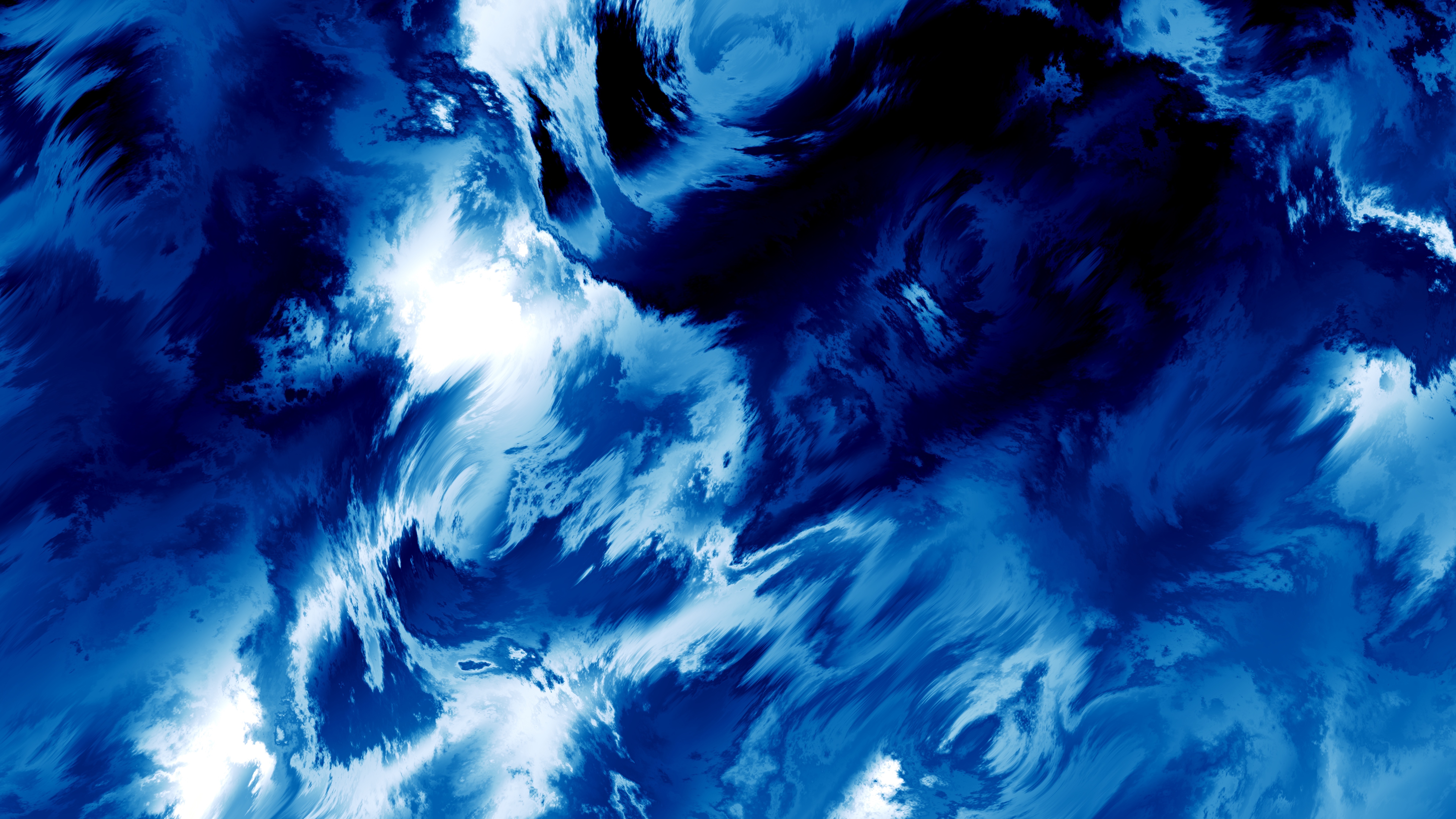 Abstract blue shapes and texture HD Wallpaper
