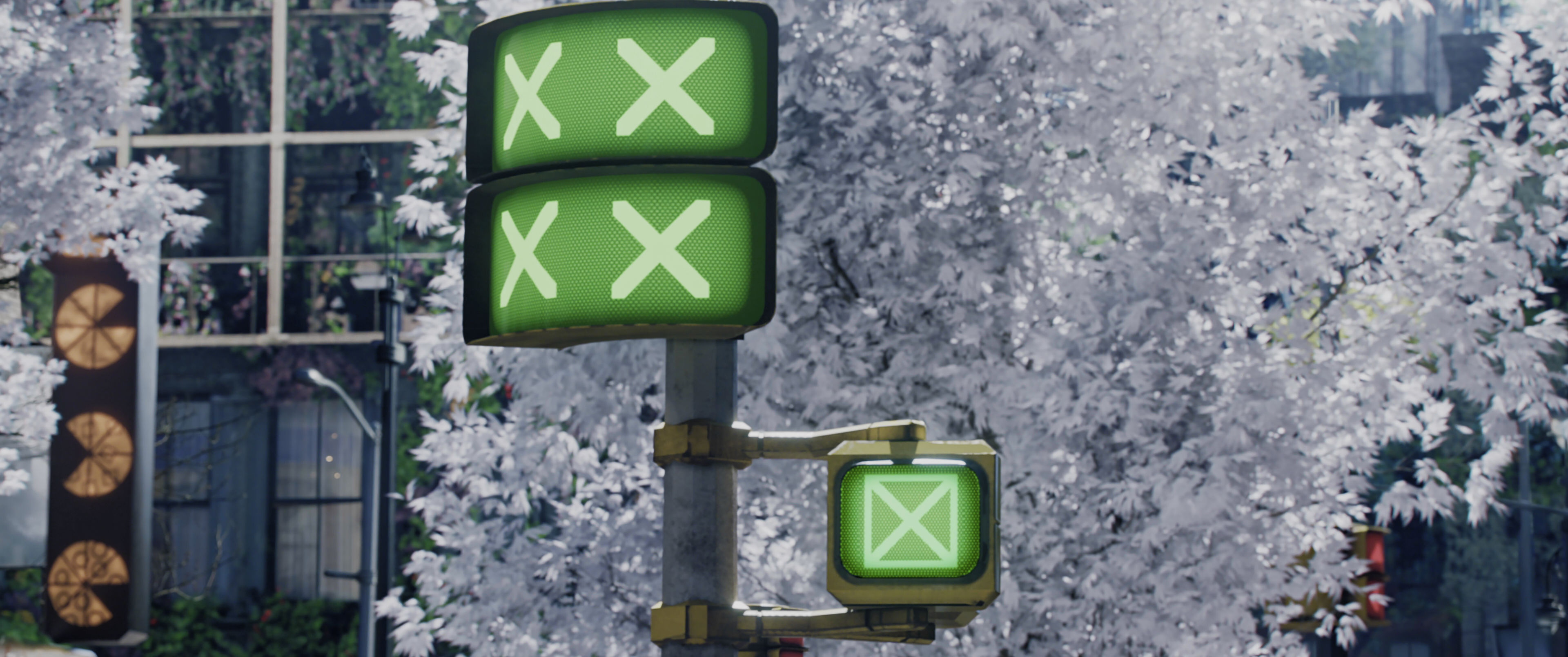 Doctor Strange 2 traffic lights with green lights HD Wallpaper