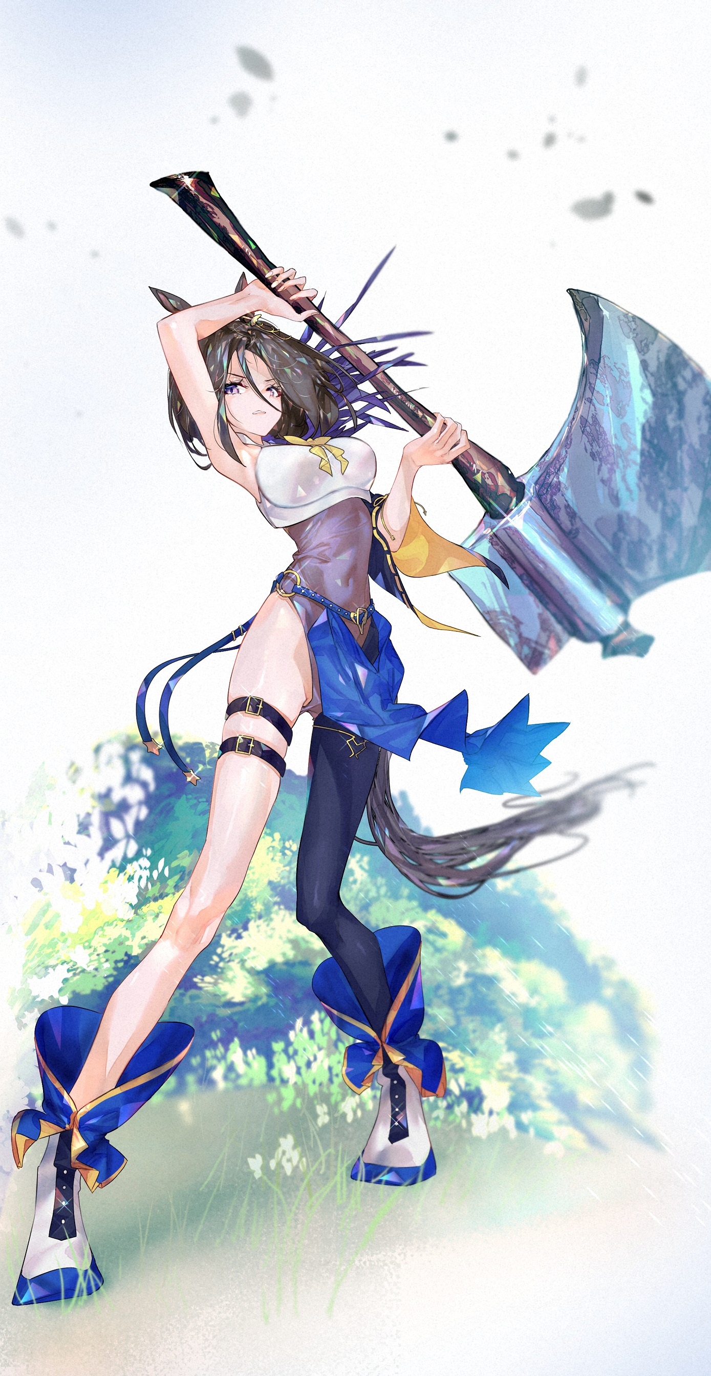 Air Groove from Uma Musume Pretty Derby with Axe HD Phone Wallpaper