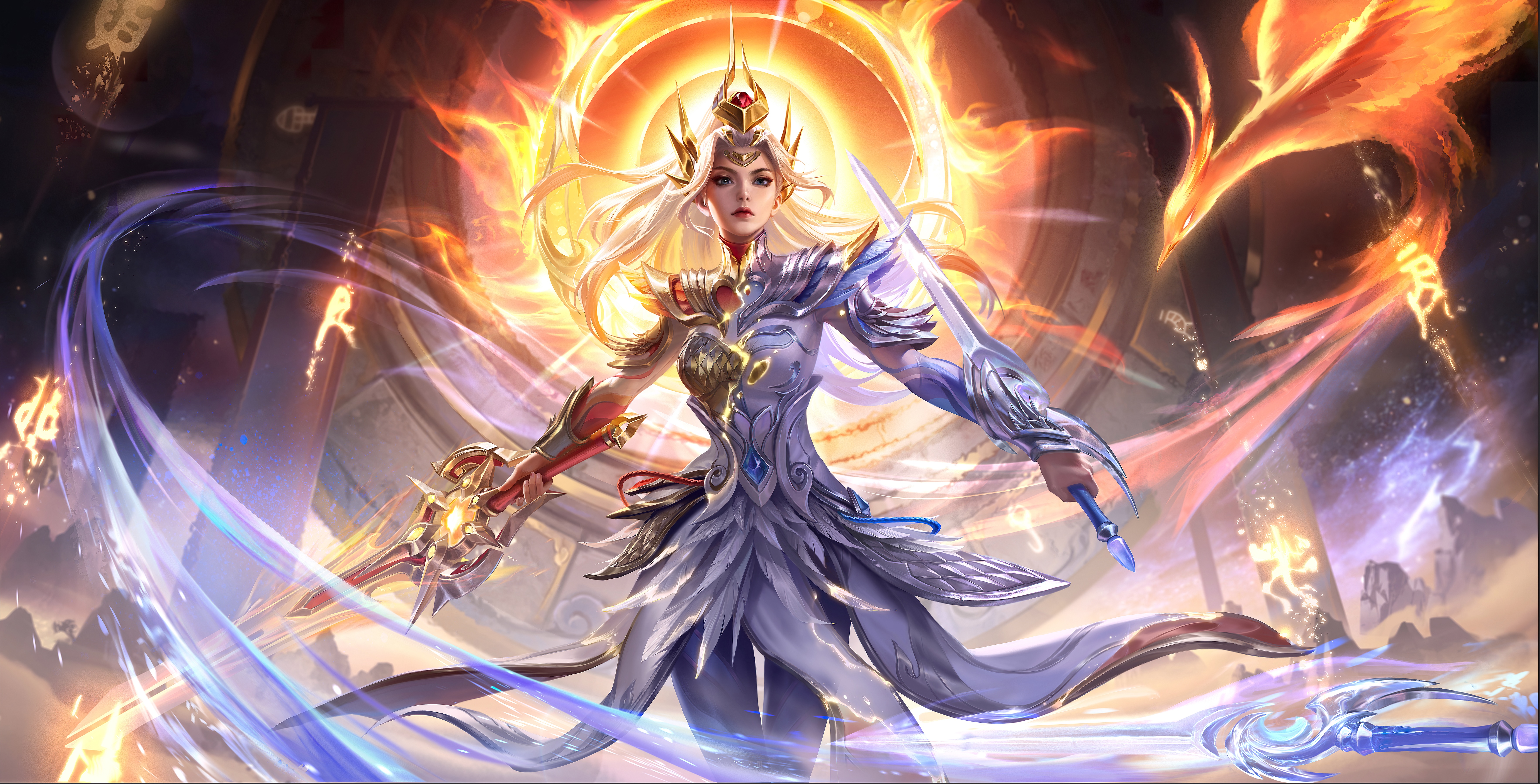 4K video game art of Honor of Kings character HD Wallpaper