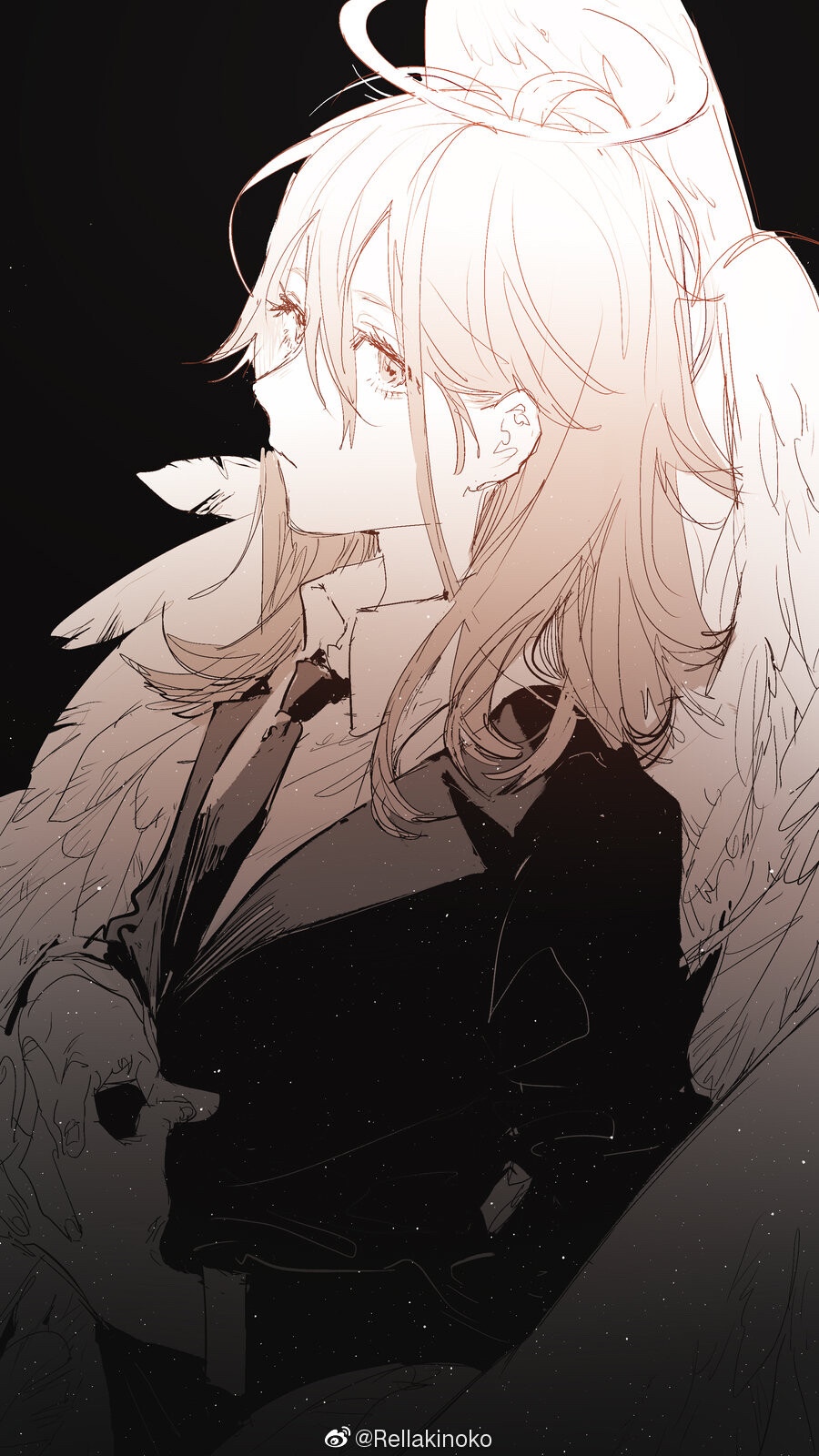 Angel Devil from Chainsaw Man fan art HD Phone Wallpaper