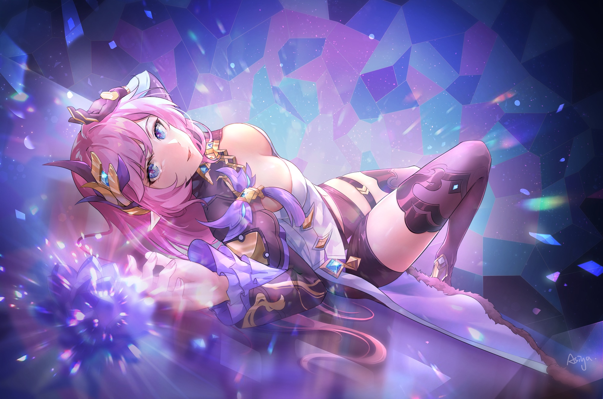 Elysia from Honkai Impact 3rd fan art HD Wallpaper