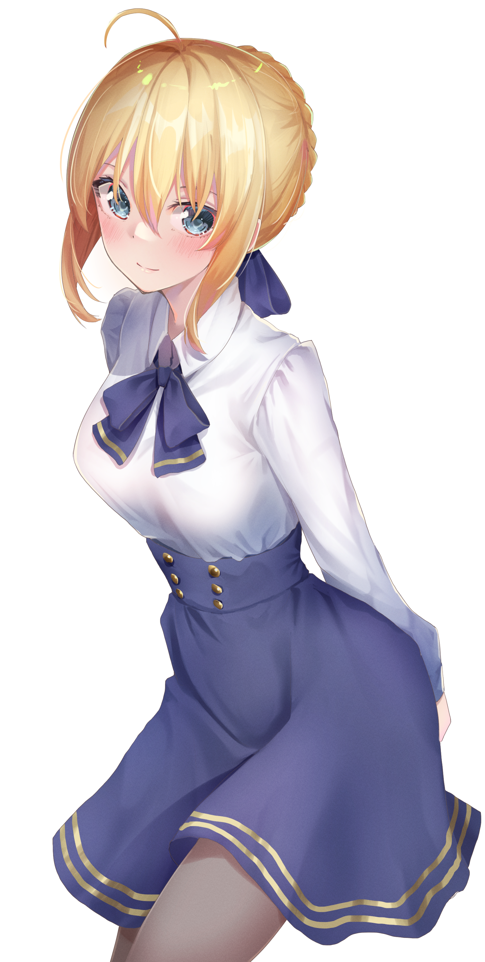 Saber Artoria Pendragon from Fate series fan art HD Phone Wallpaper