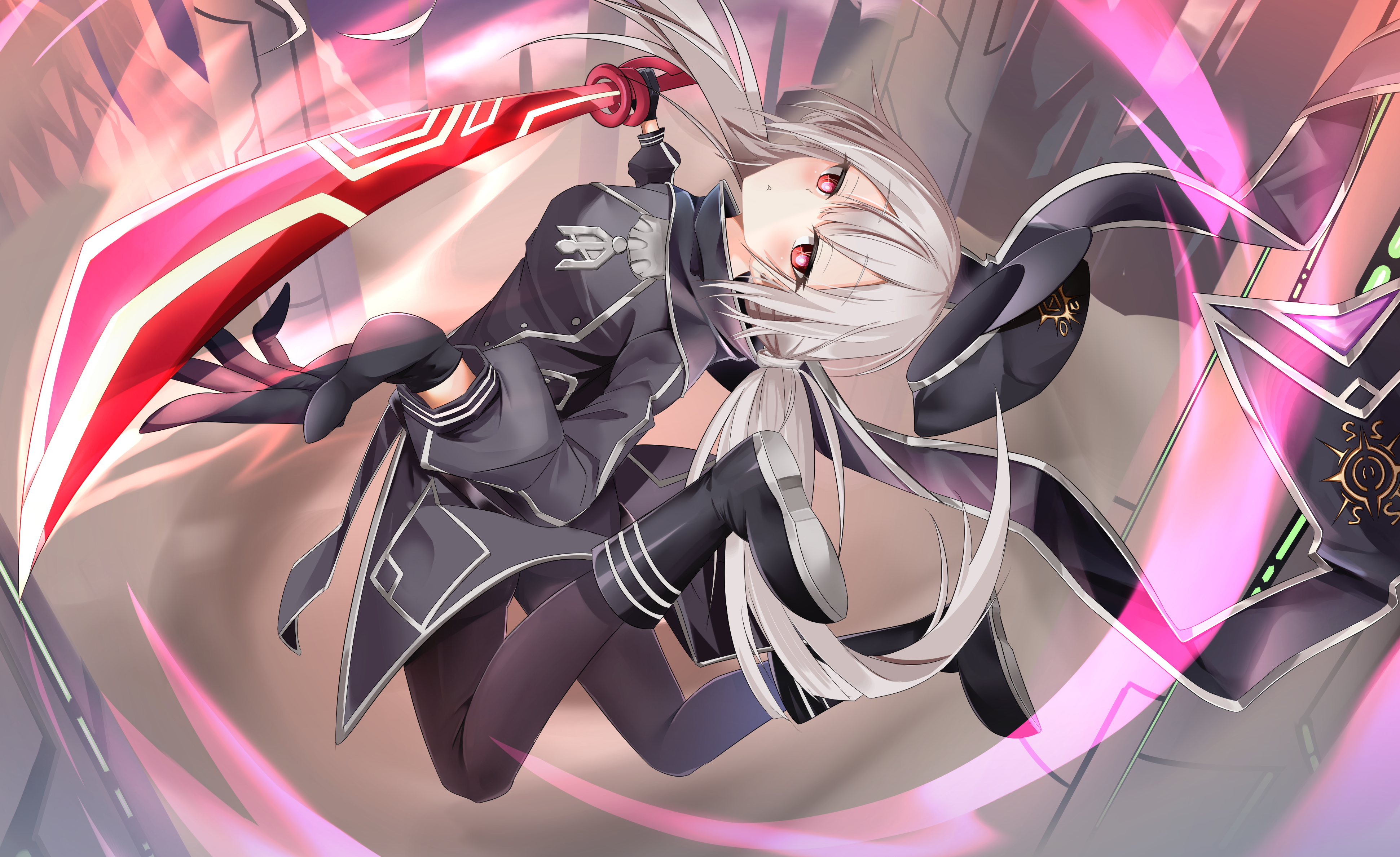 4K Sky Striker Ace - Roze Fan Art HD Wallpaper