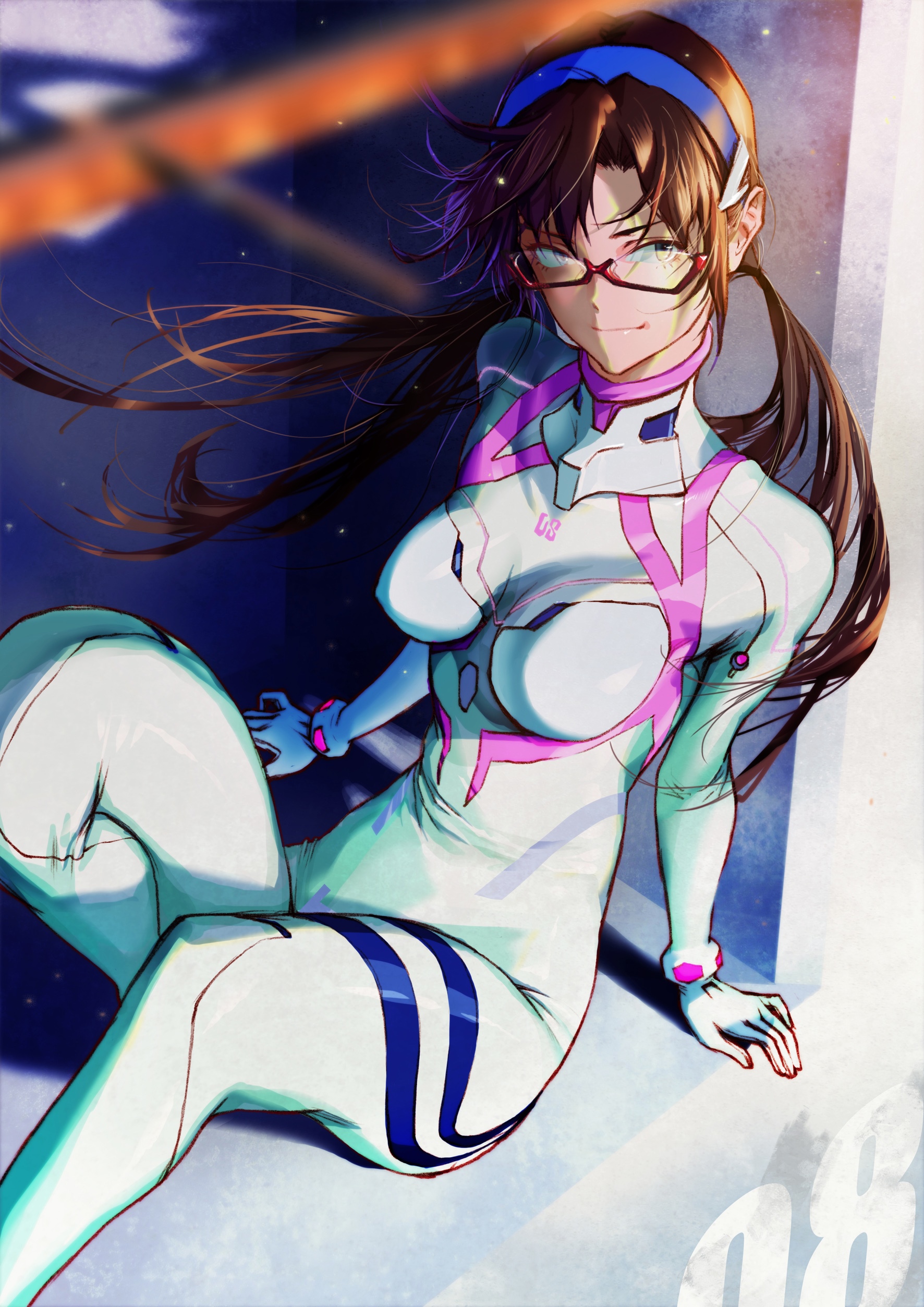 Makinami Mari Illustrious in Evangelion bodysuit HD Phone Wallpaper