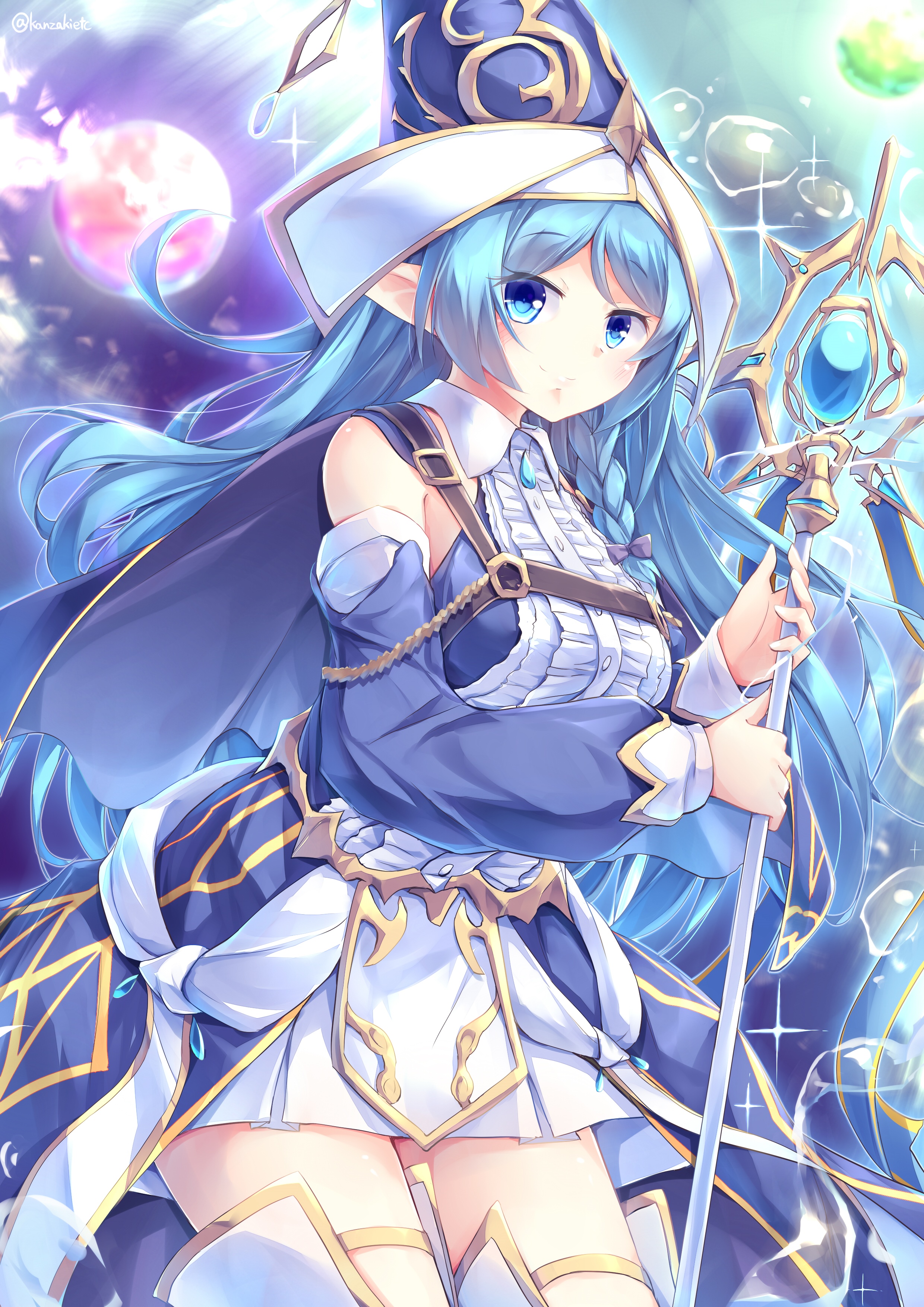 Water Enchantress of the Temple Yu-Gi-Oh! Fan Art HD Phone Wallpaper