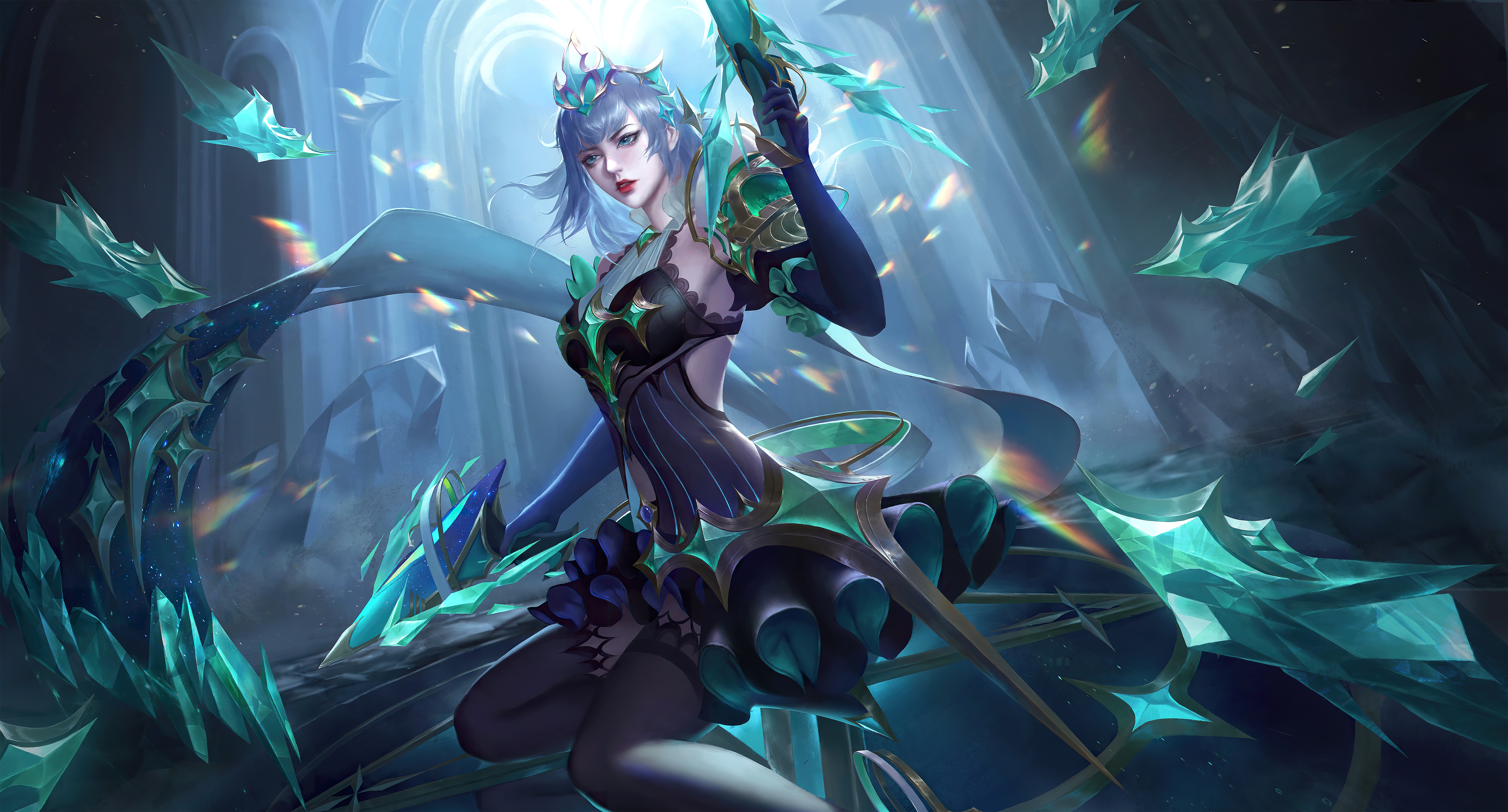 4K Honor of Kings: Crystal Warrior HD Wallpaper