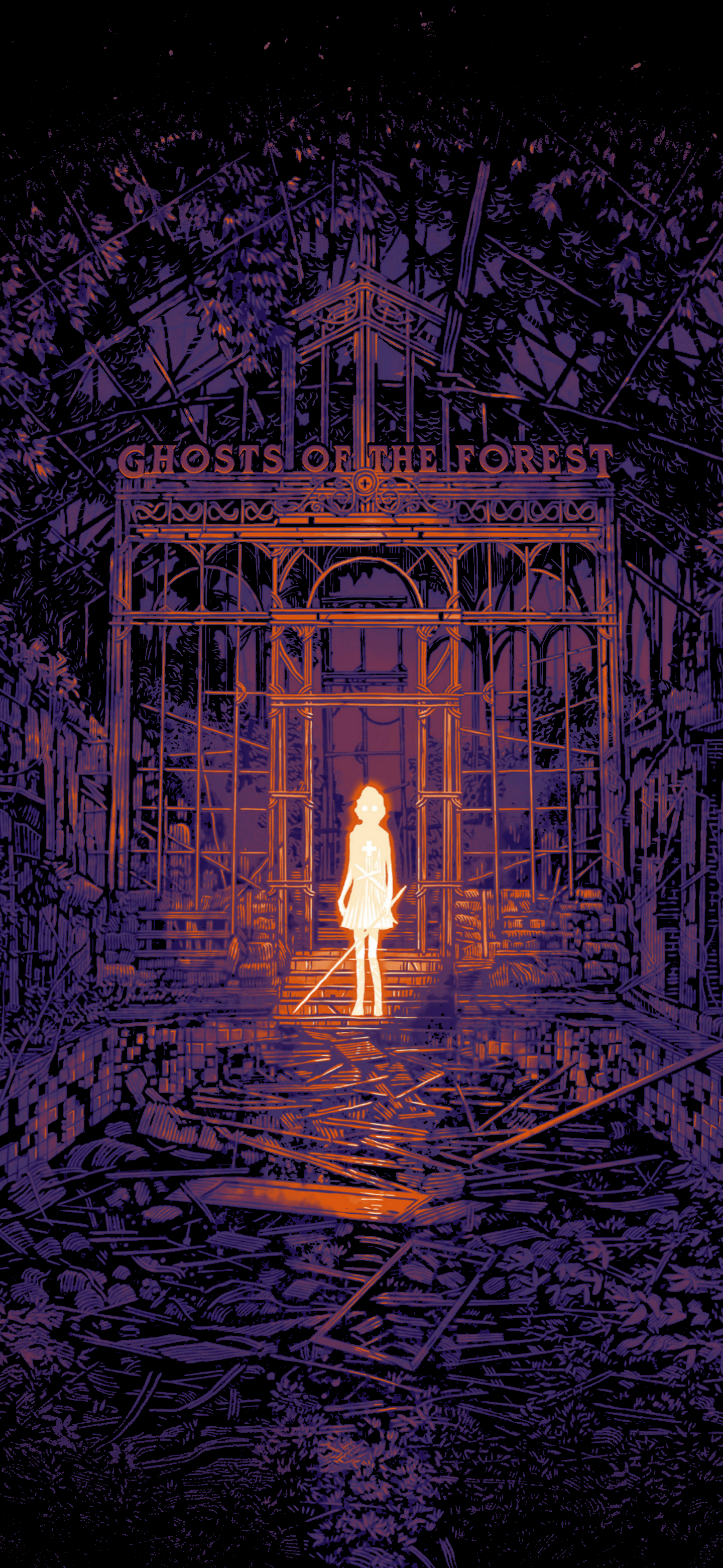 Ghosts of the Forest HD Phone Wallpaper