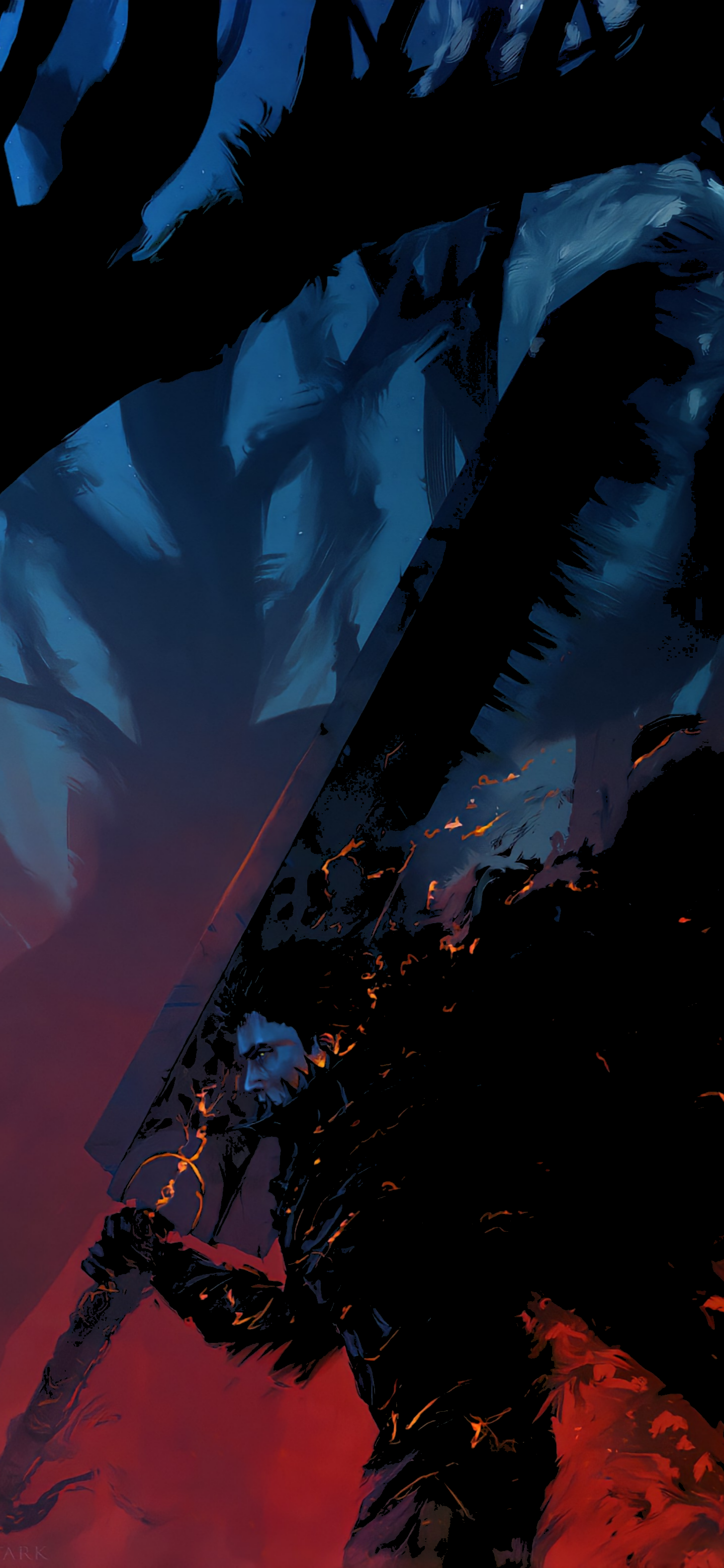 Guts with a large sword by Anato Finnstark HD Phone Wallpaper