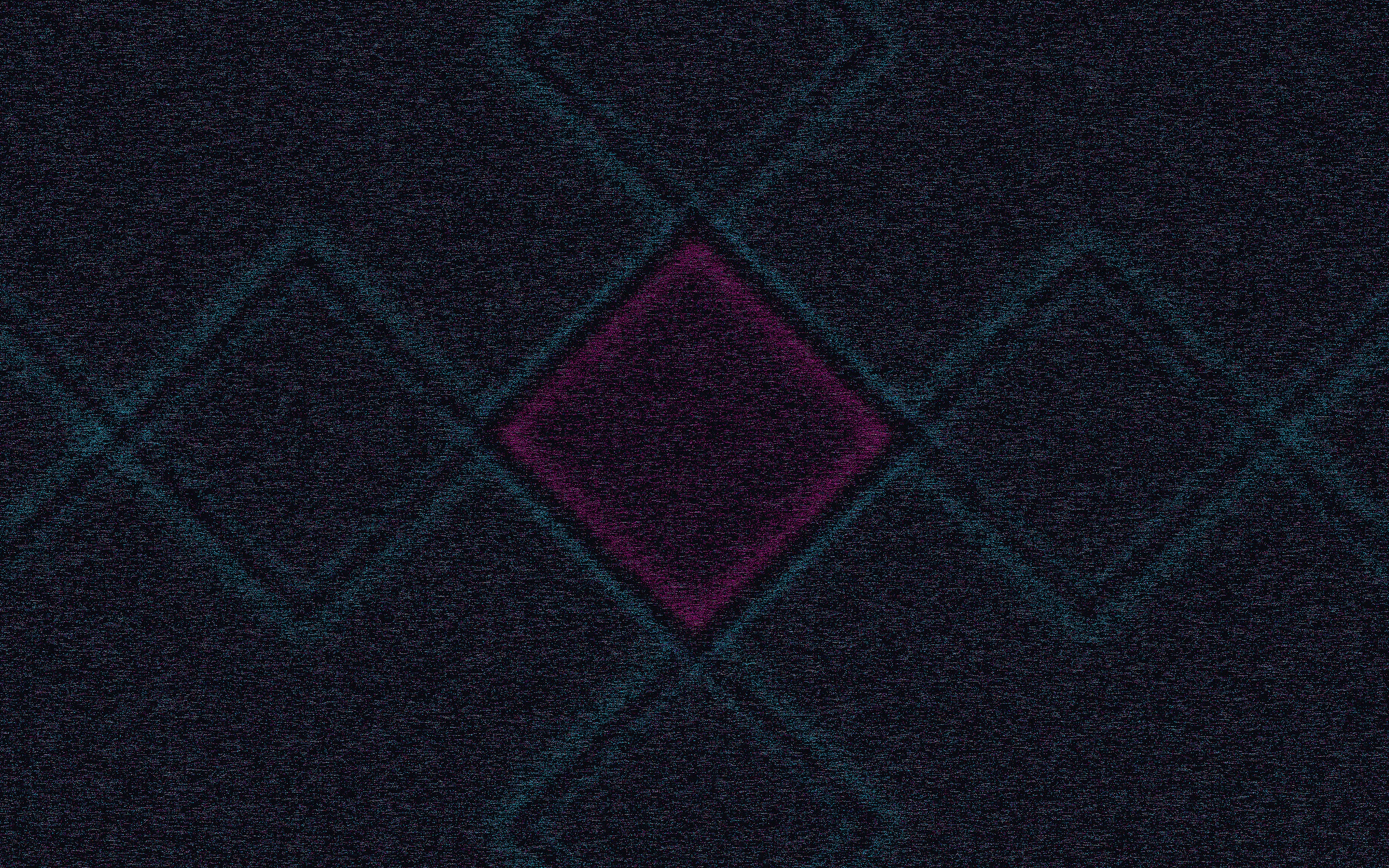 Dark abstract noise pattern with diamond shapes HD Wallpaper