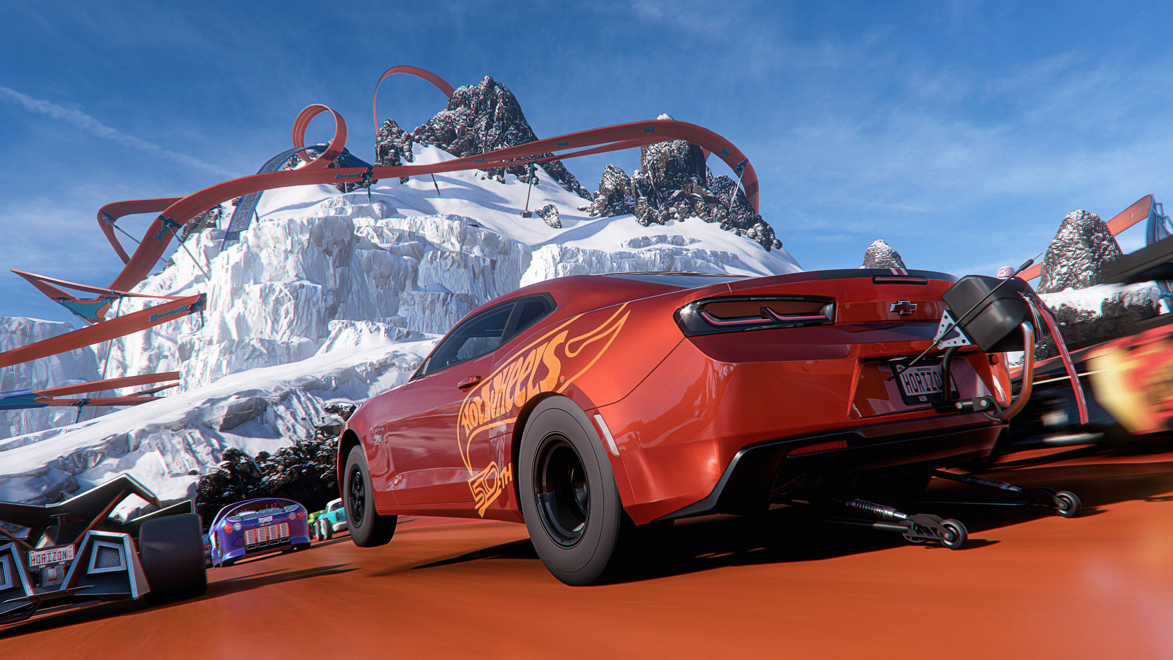 Forza Horizon 5 Hot Wheels 4K Race Cars HD Wallpaper